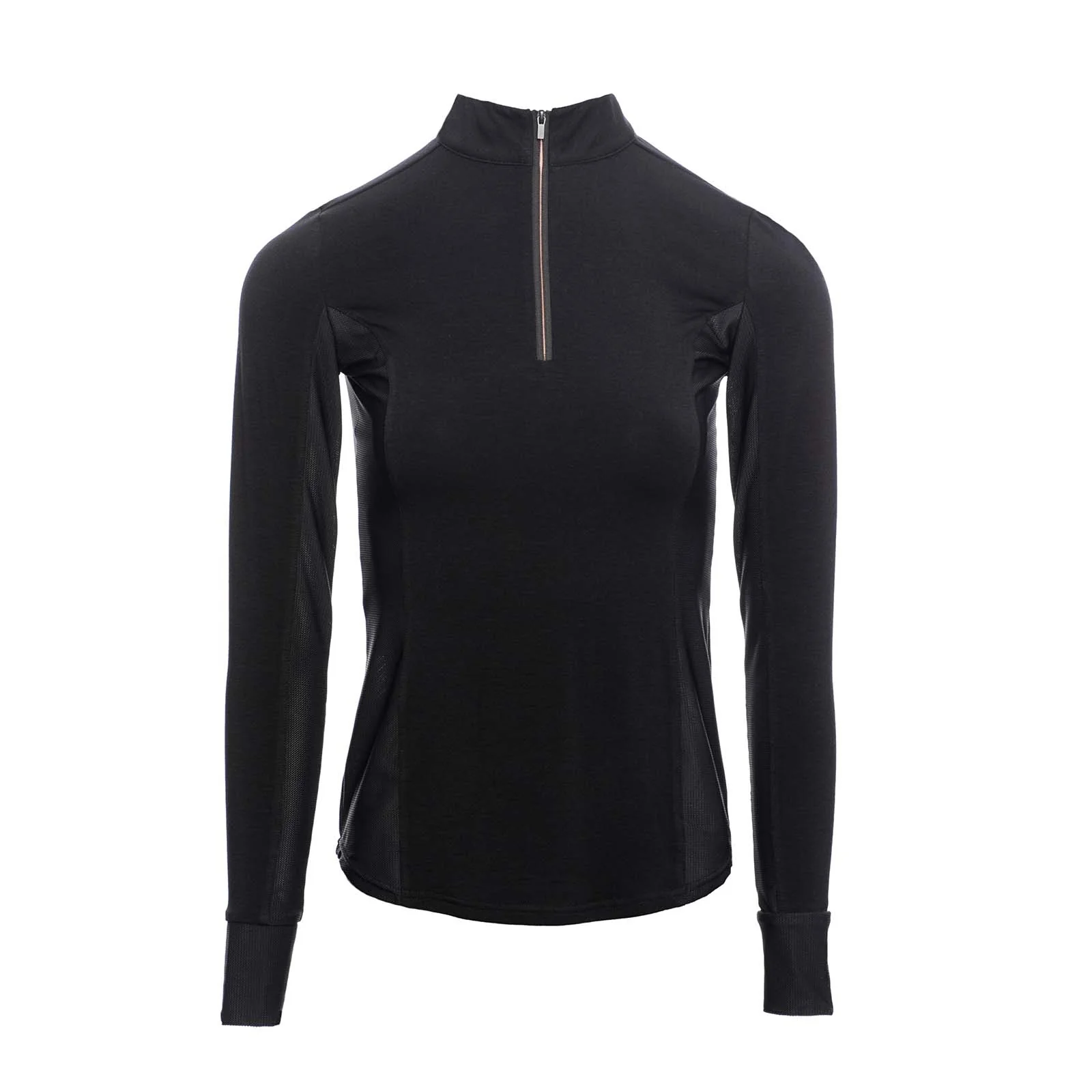 AA CleanCool Half Zip Longsleeve Black L