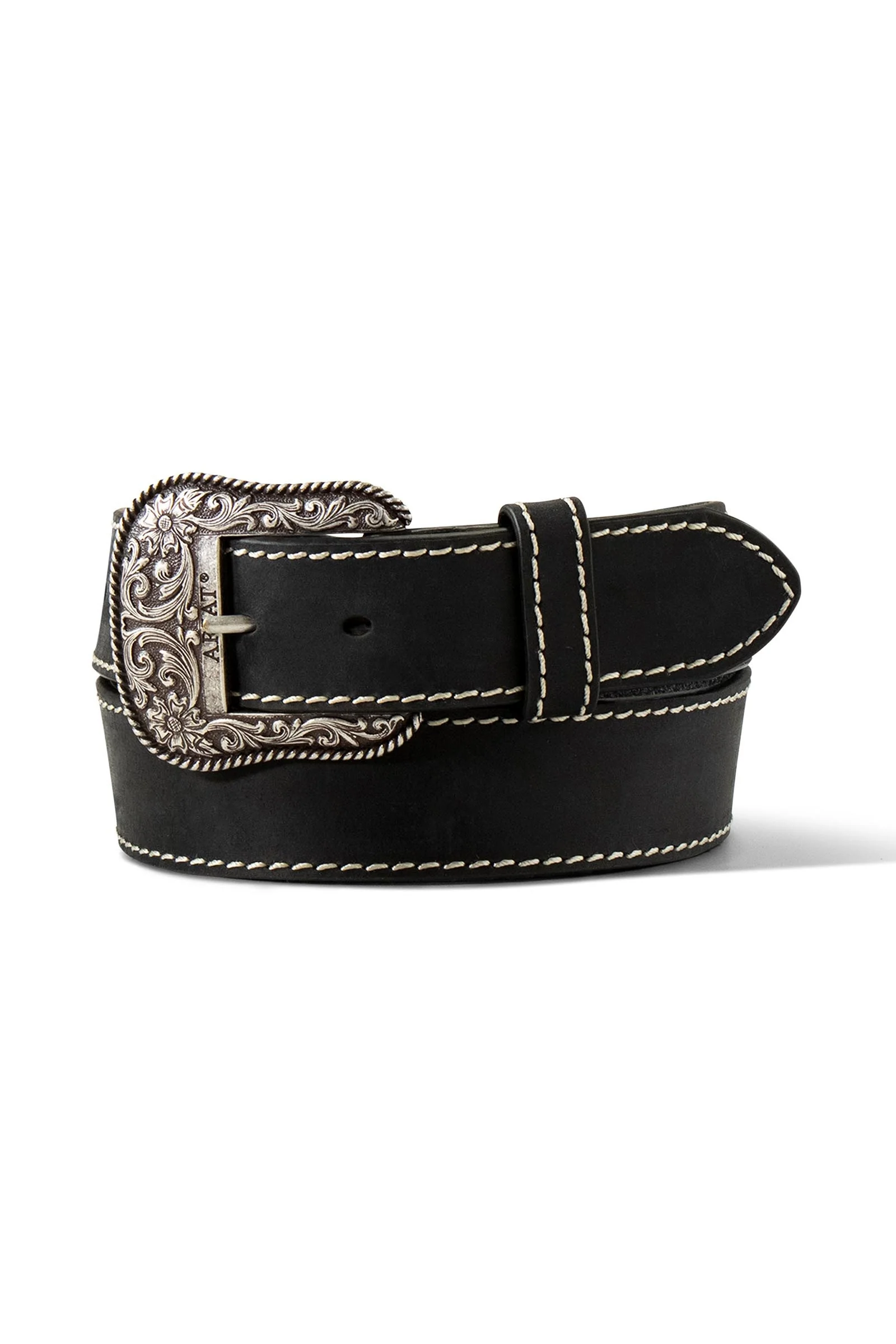 Accent Stitch Women's Belt Black M