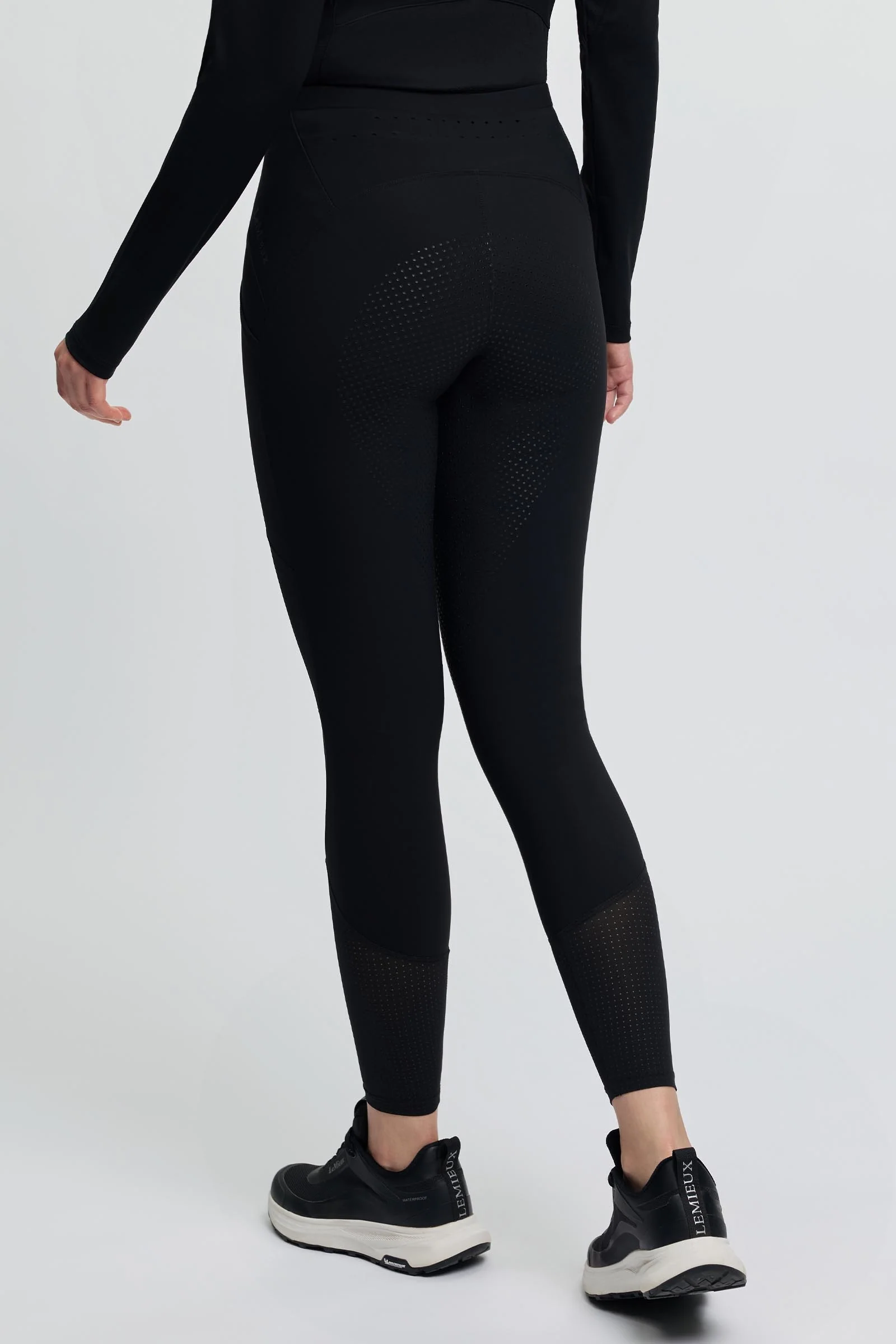 Airflow Women's Full Seat Pull On Breeches Black 8