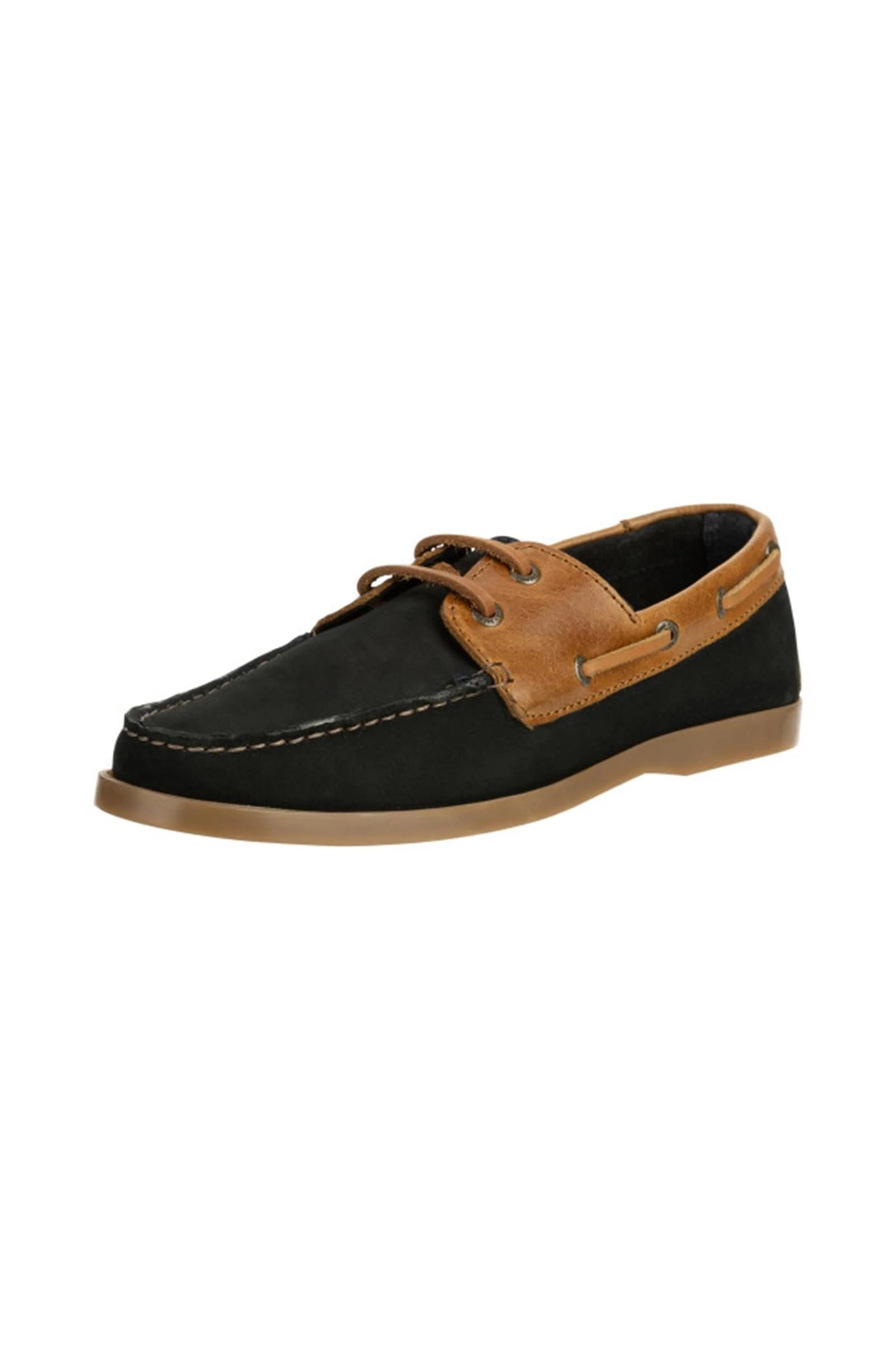 Amalfi Lace Boat Shoe Blue/Brown 7