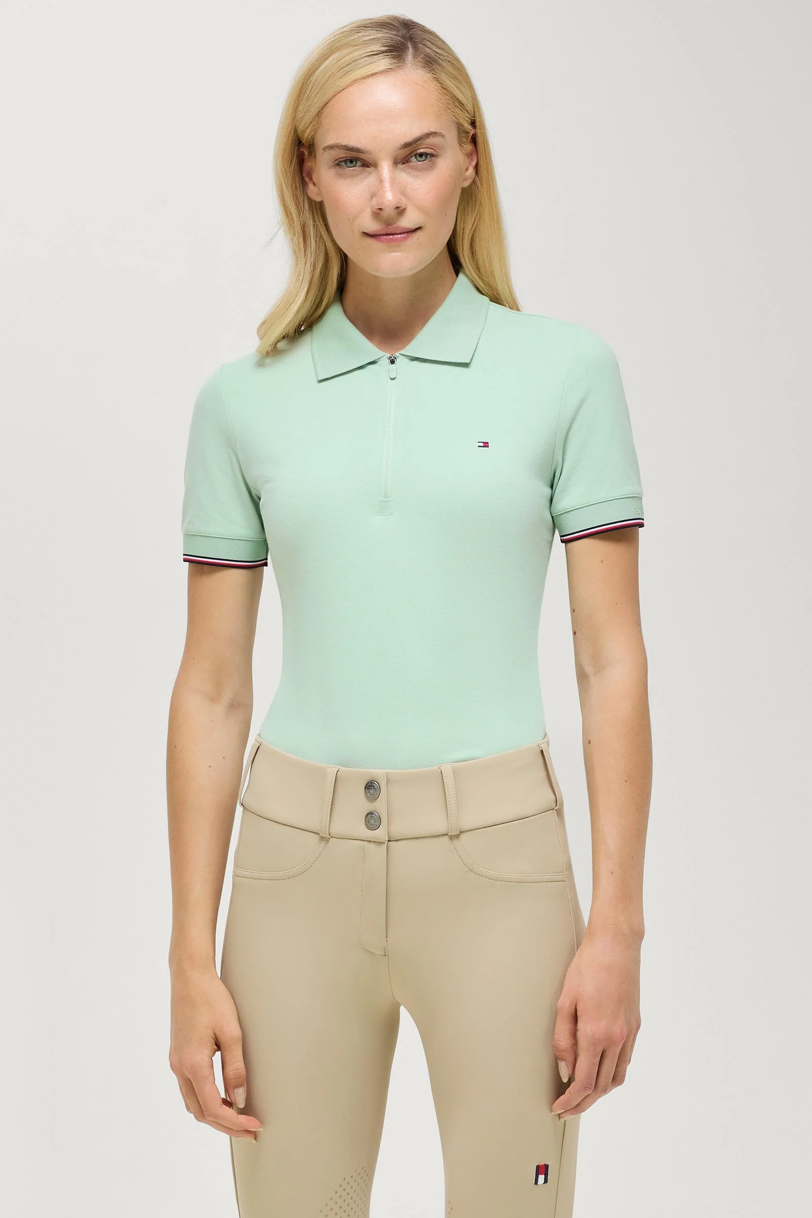 Anaheim Women's Zip Poloshirt Belair Mint L