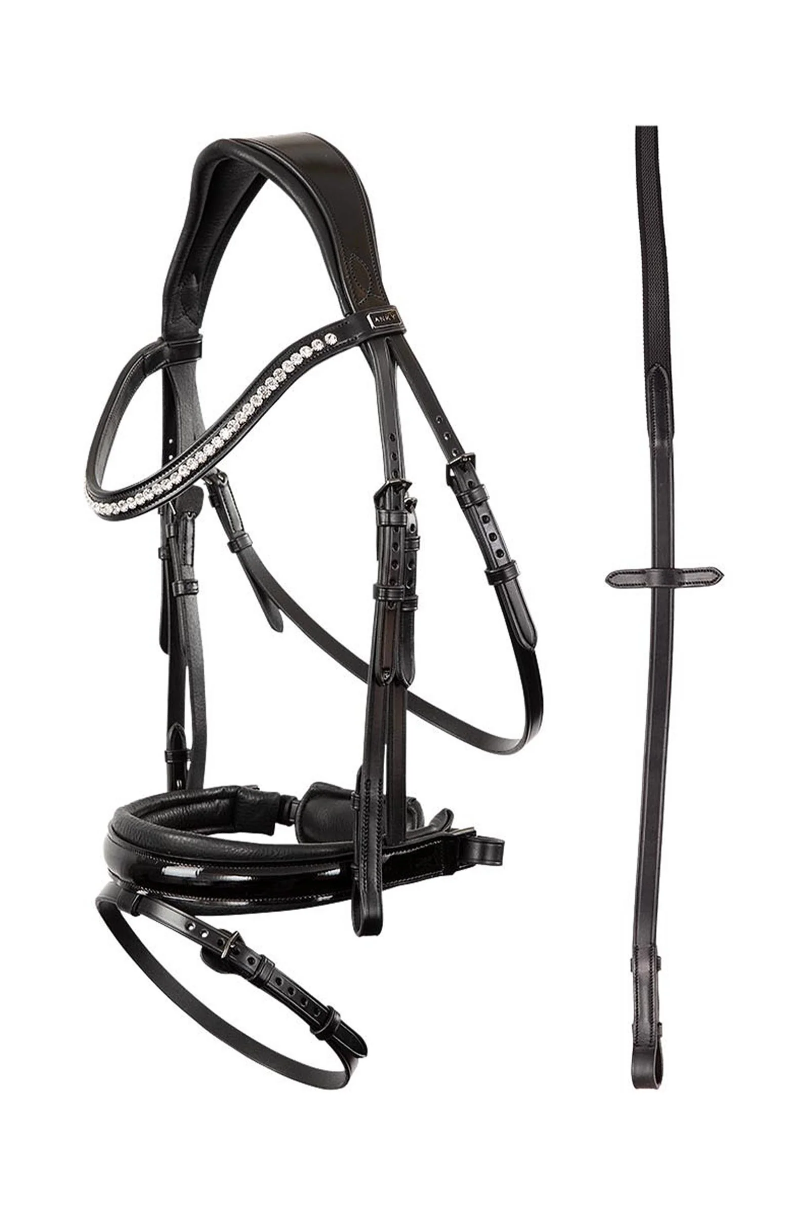 ANKY Anatomic Bridle Patent Leather With Soft Padding Black F