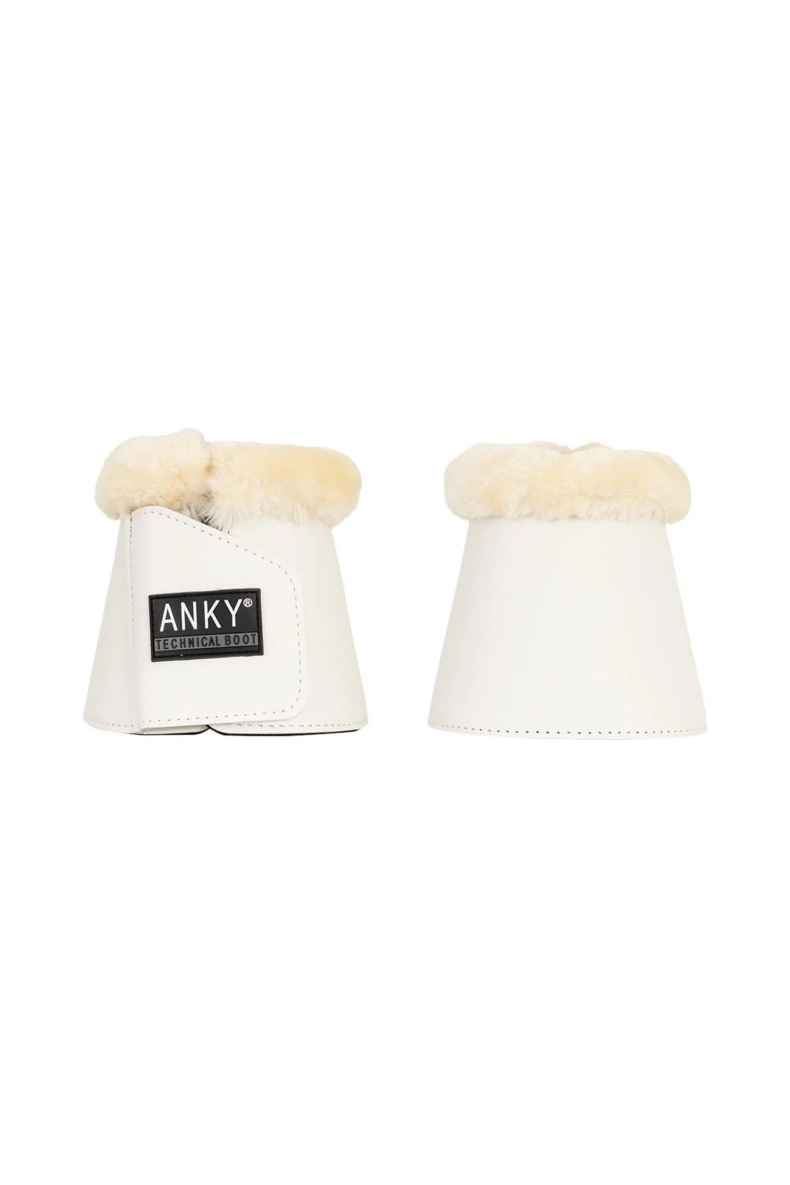 ANKY Bell Boots With Neoprene Lining & Faux Fur White XL
