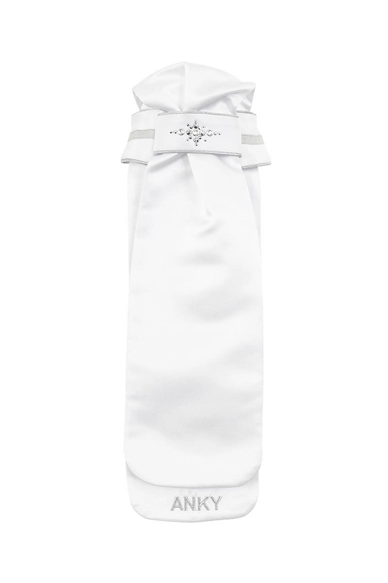 ANKY Competition DeLuxe Women´s Stock Tie Stone White/Silver M