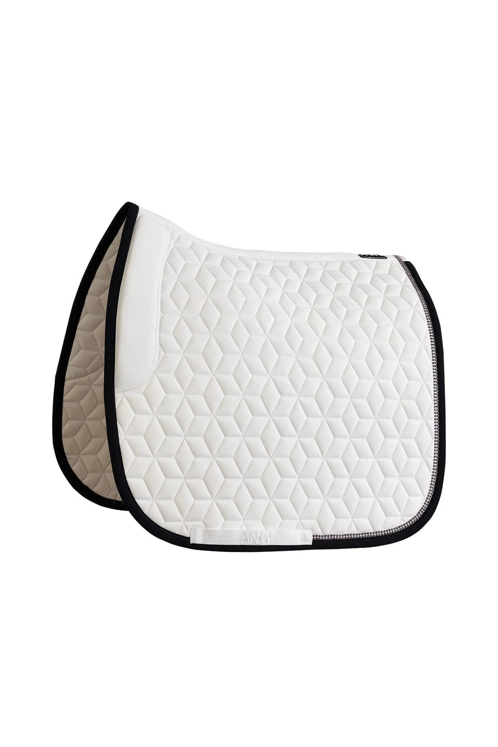 ANKY Nylon Concensus Dressage Saddle Pad White/Navy F