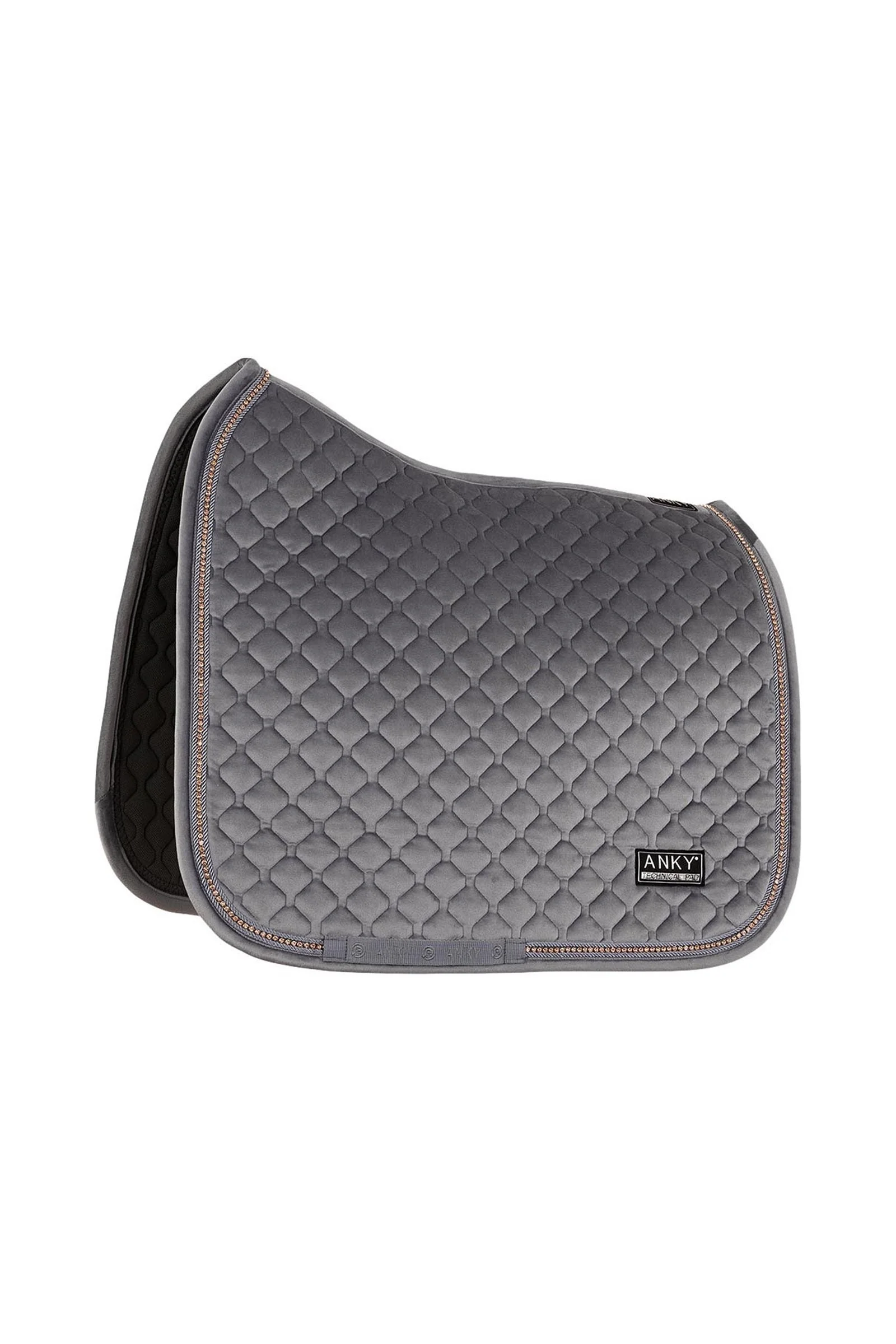 ANKY Velvet Stones Dressage Saddle Pad Steel Grey F