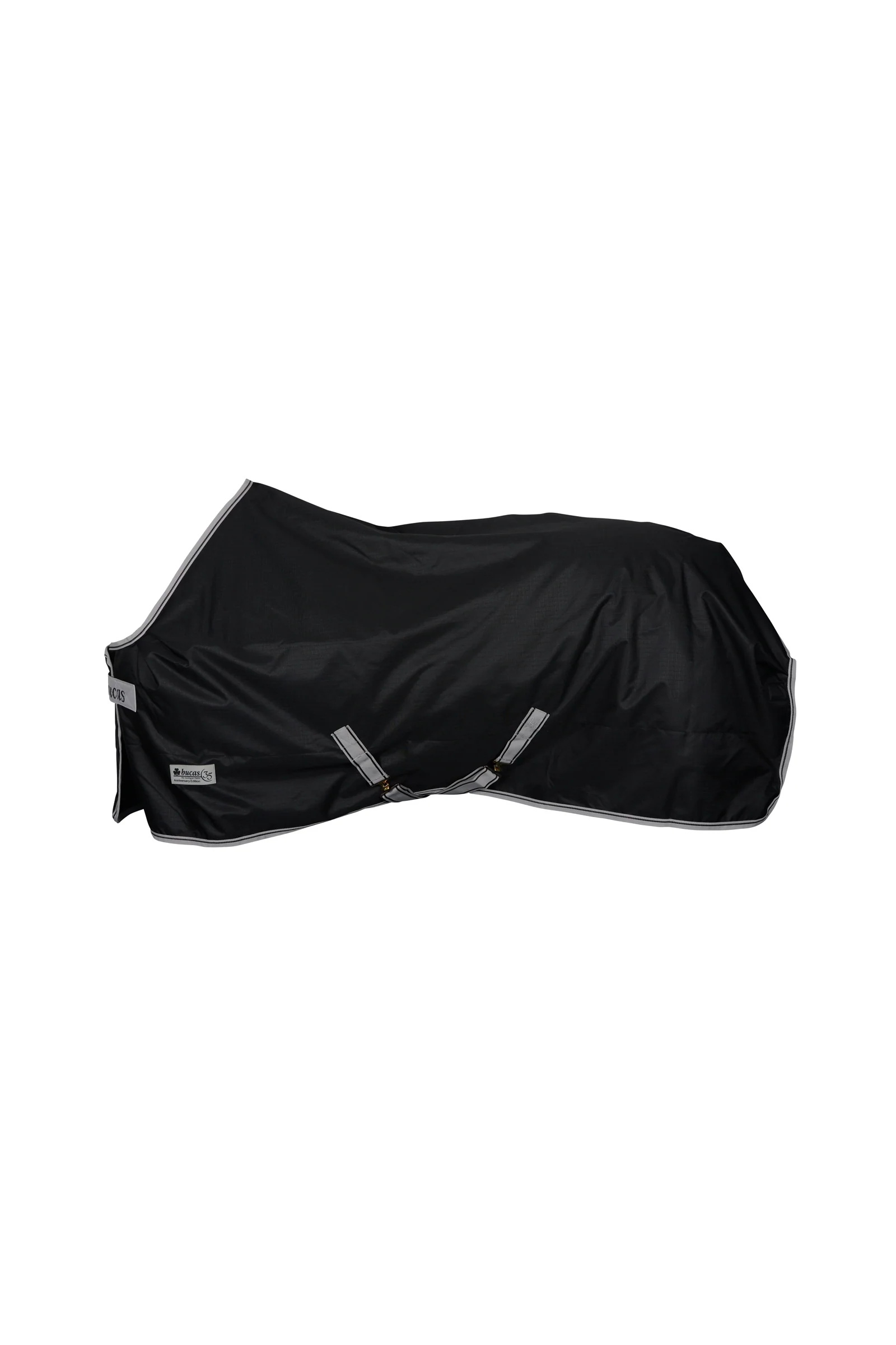 Anniversary SD Light Rain Turnout Rug, 0g Black/Silver 135