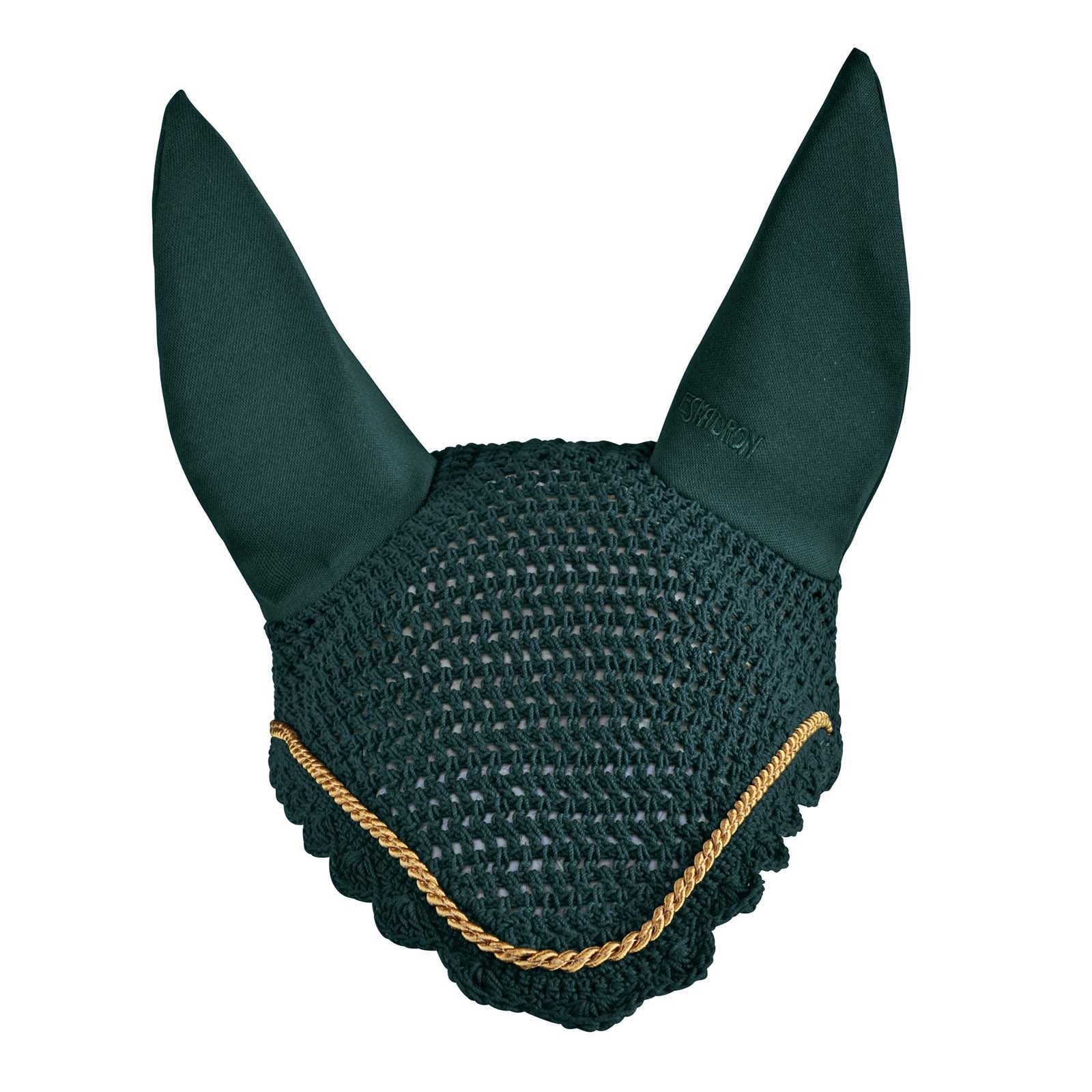 Anti Fly Hood GOLD CORD Racing Green F