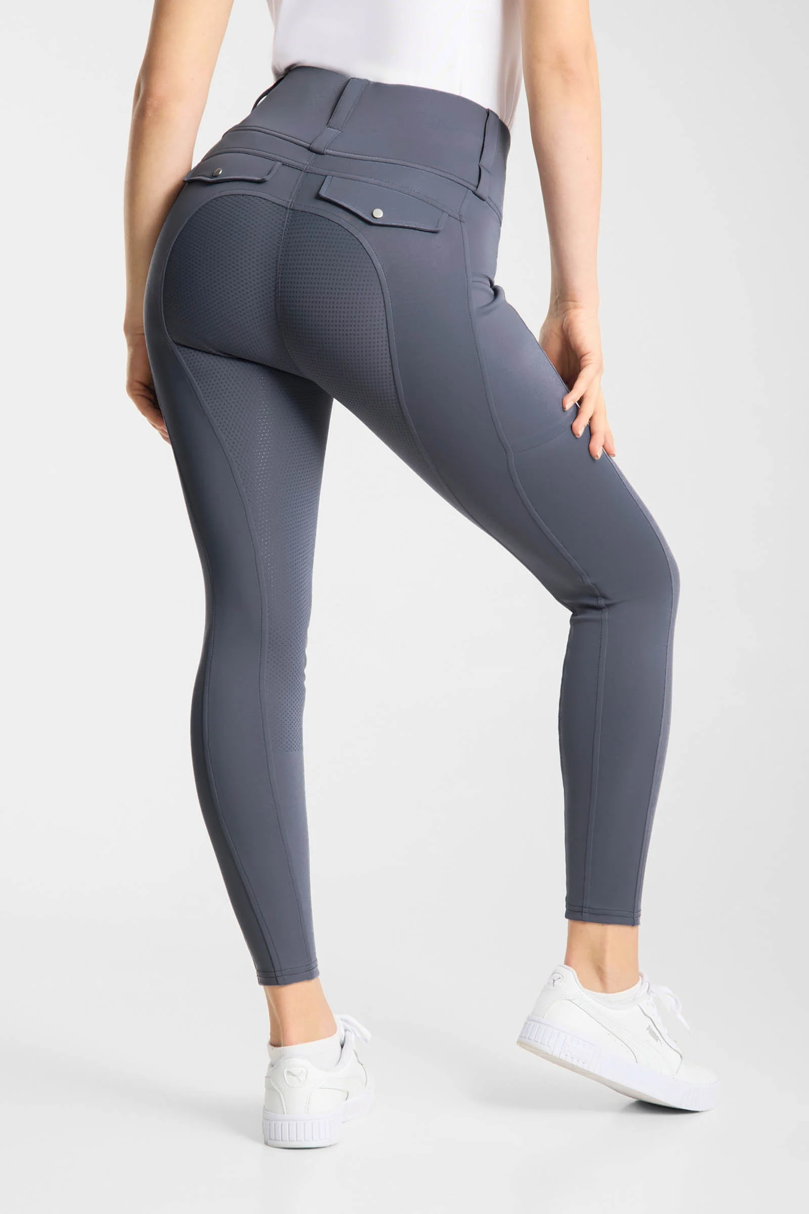 Anya Women´s Full Grip Riding Tights UPF 50+ Grisaille 4