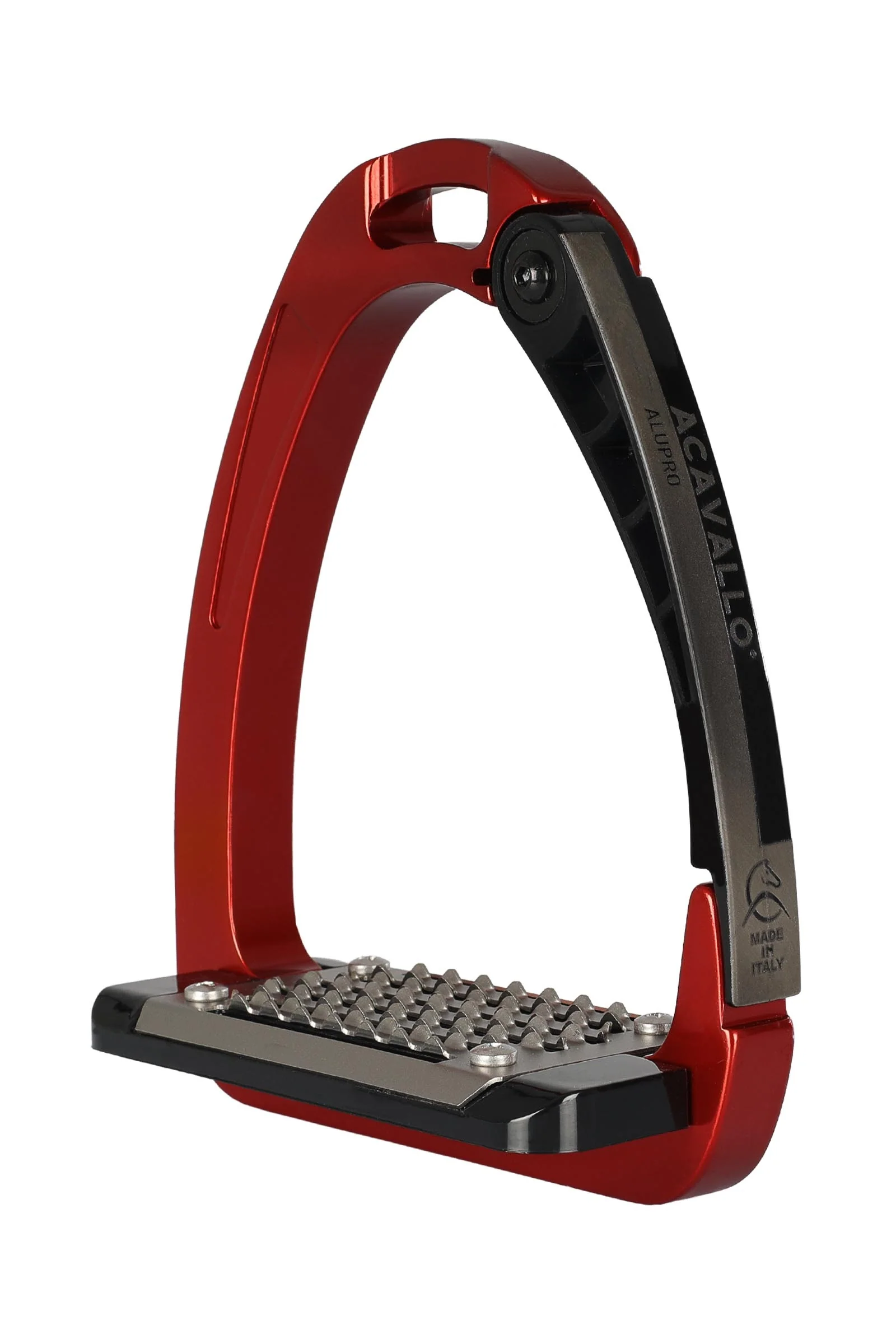 Arena Alupro Aluminium Stirrup Red/Black One Size