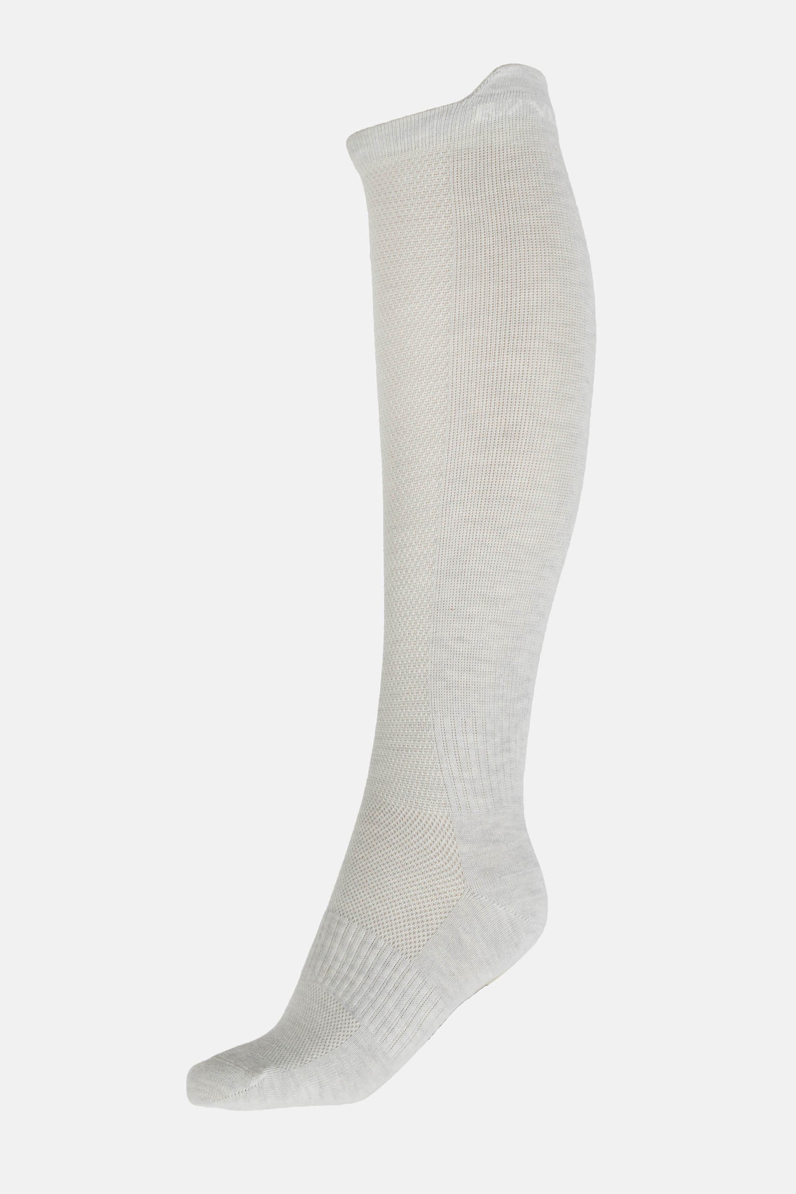 Aria Sport Riding Socks White Grey Melange 6-8