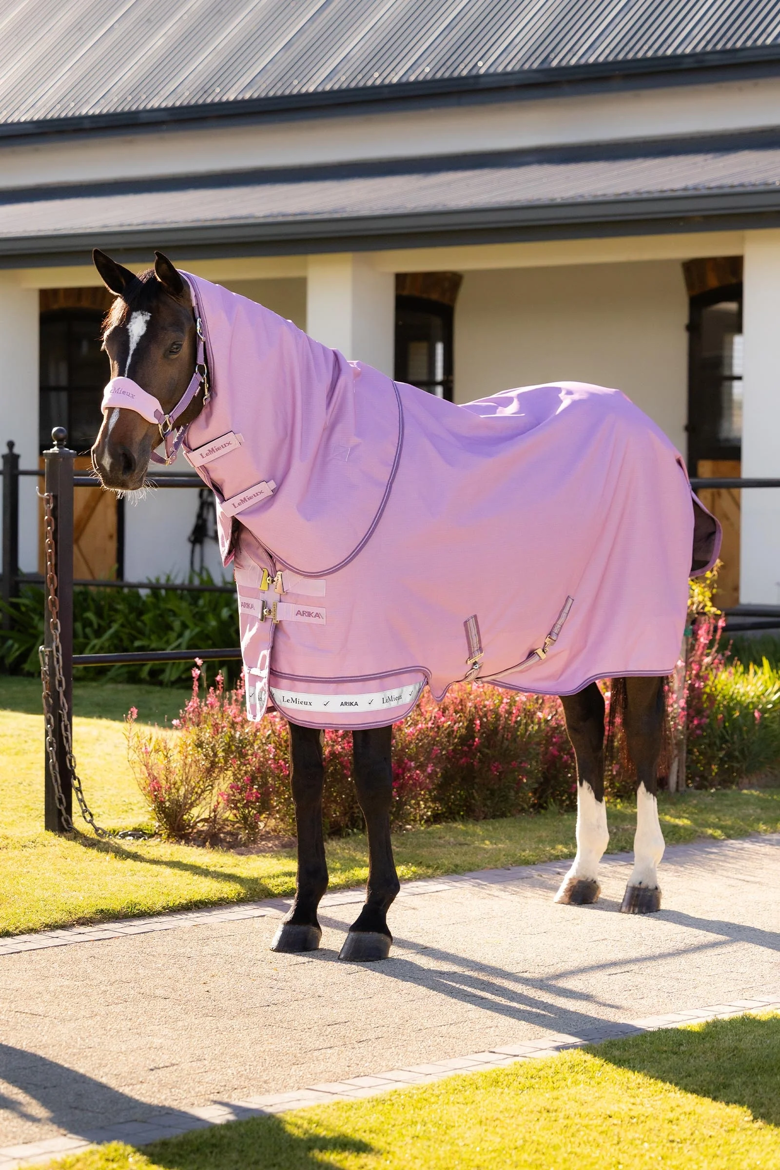 Arika Ripstop Turnout Rug With Detachable Neck, 0 g Fondant 125