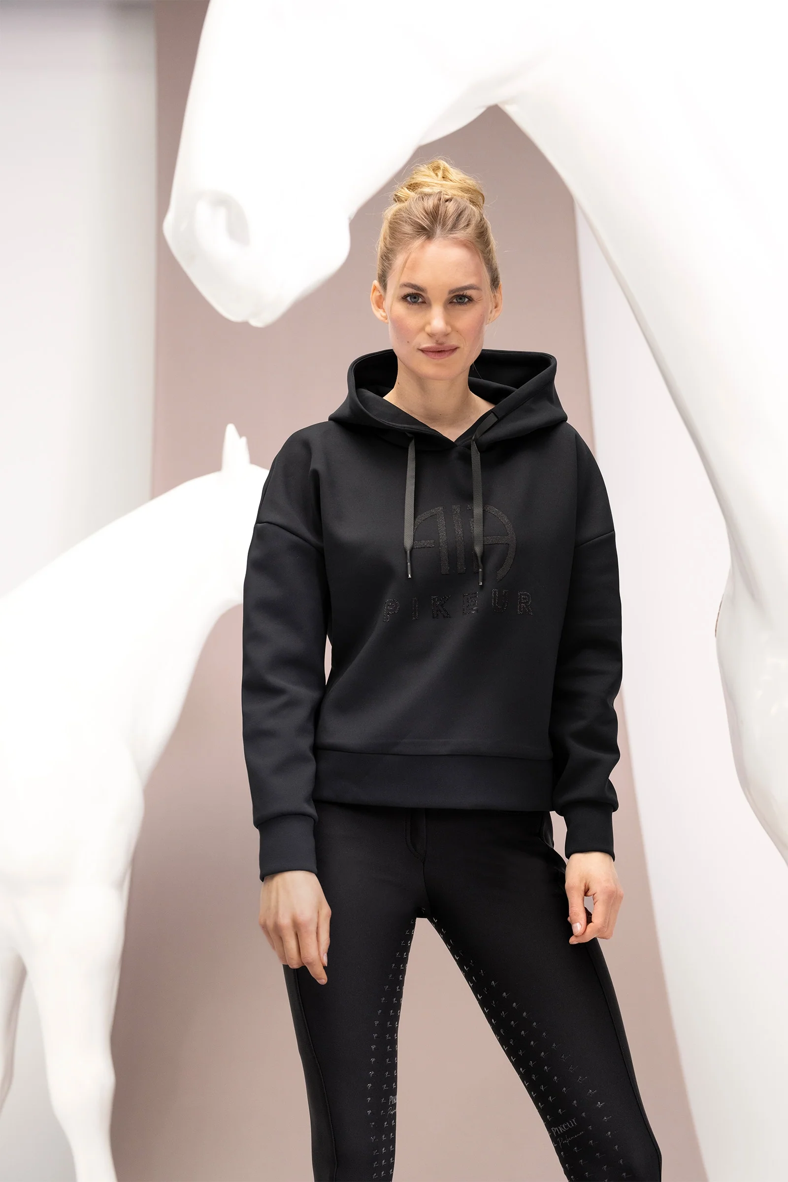 Athleisure Women's Hoodie Charcoal Grey 12