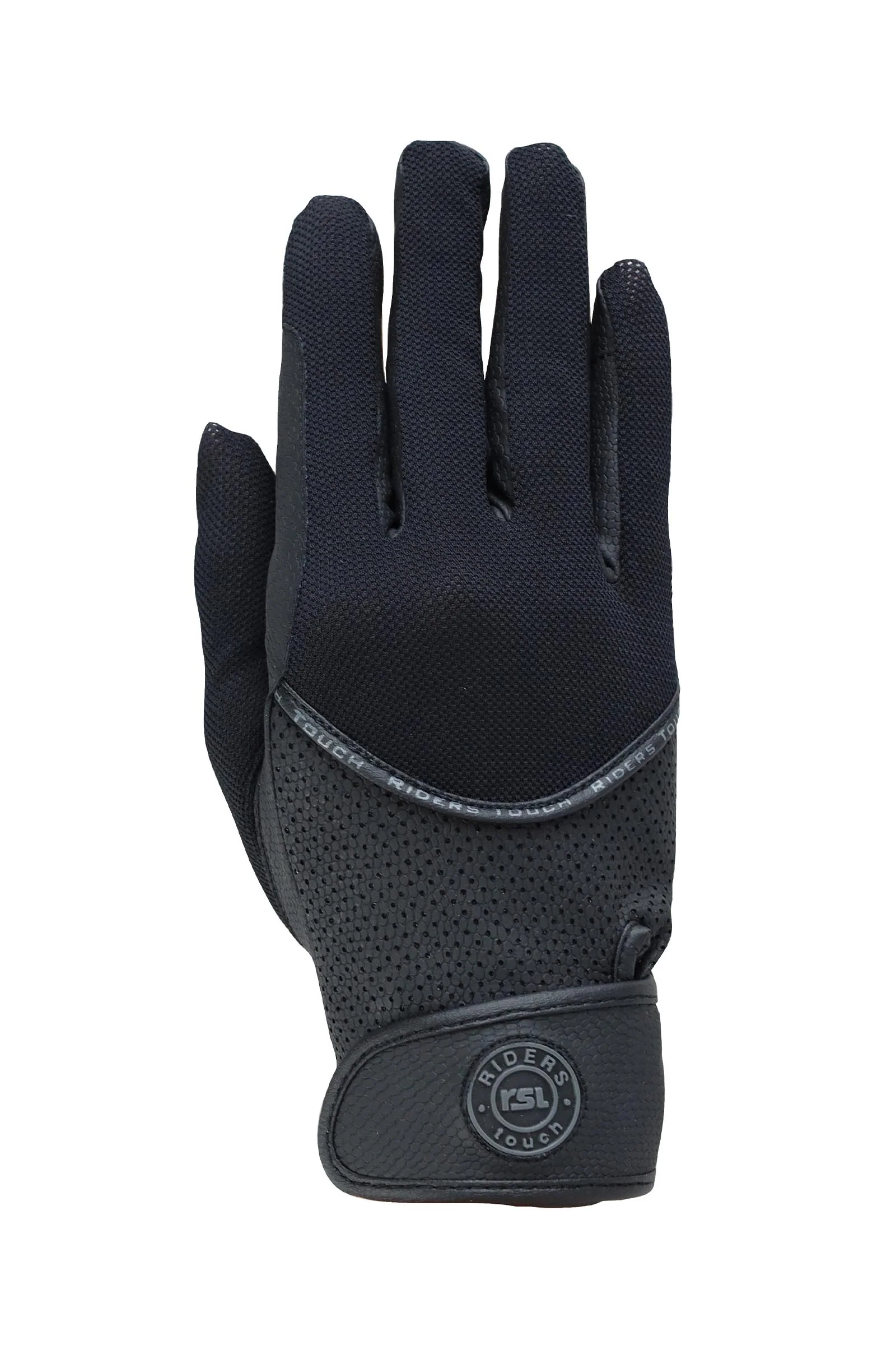 Atlanta Riding Glove With Air Mesh Inserts Black 7,5