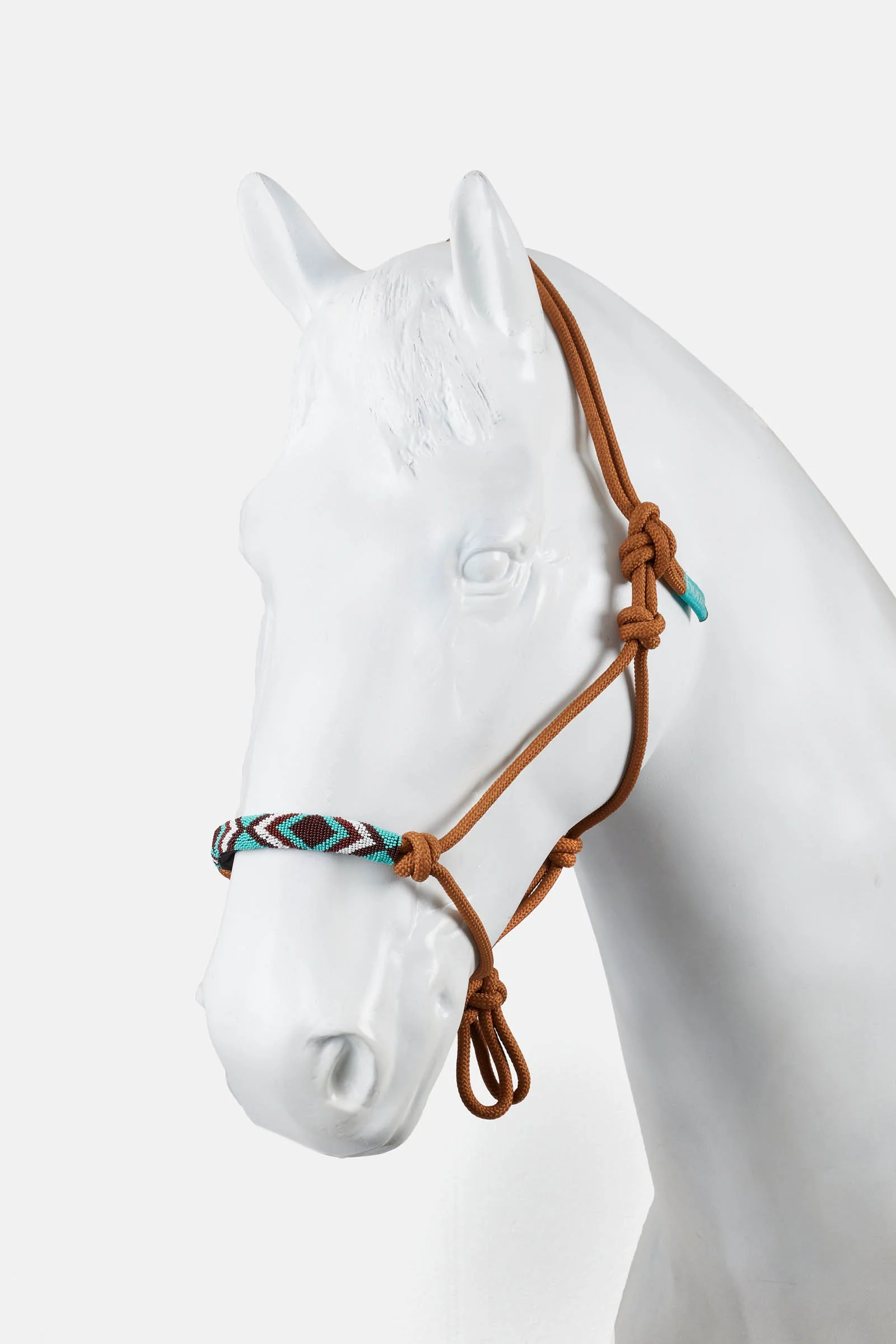 Beaded Rope Halter Baked Clay F