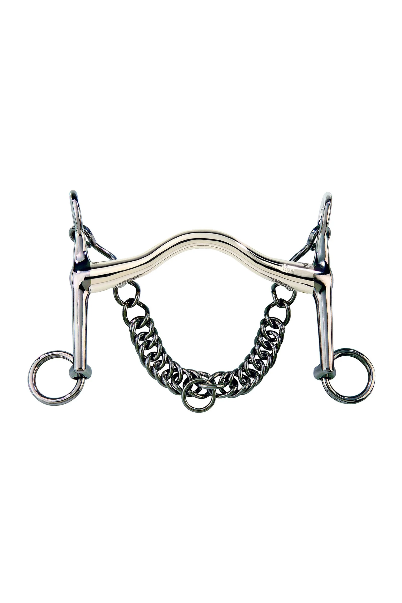 Bemelmans Weymouth Bit W. Port, 14mm 7cm Cheeks, Sensogan Metall 115 mm
