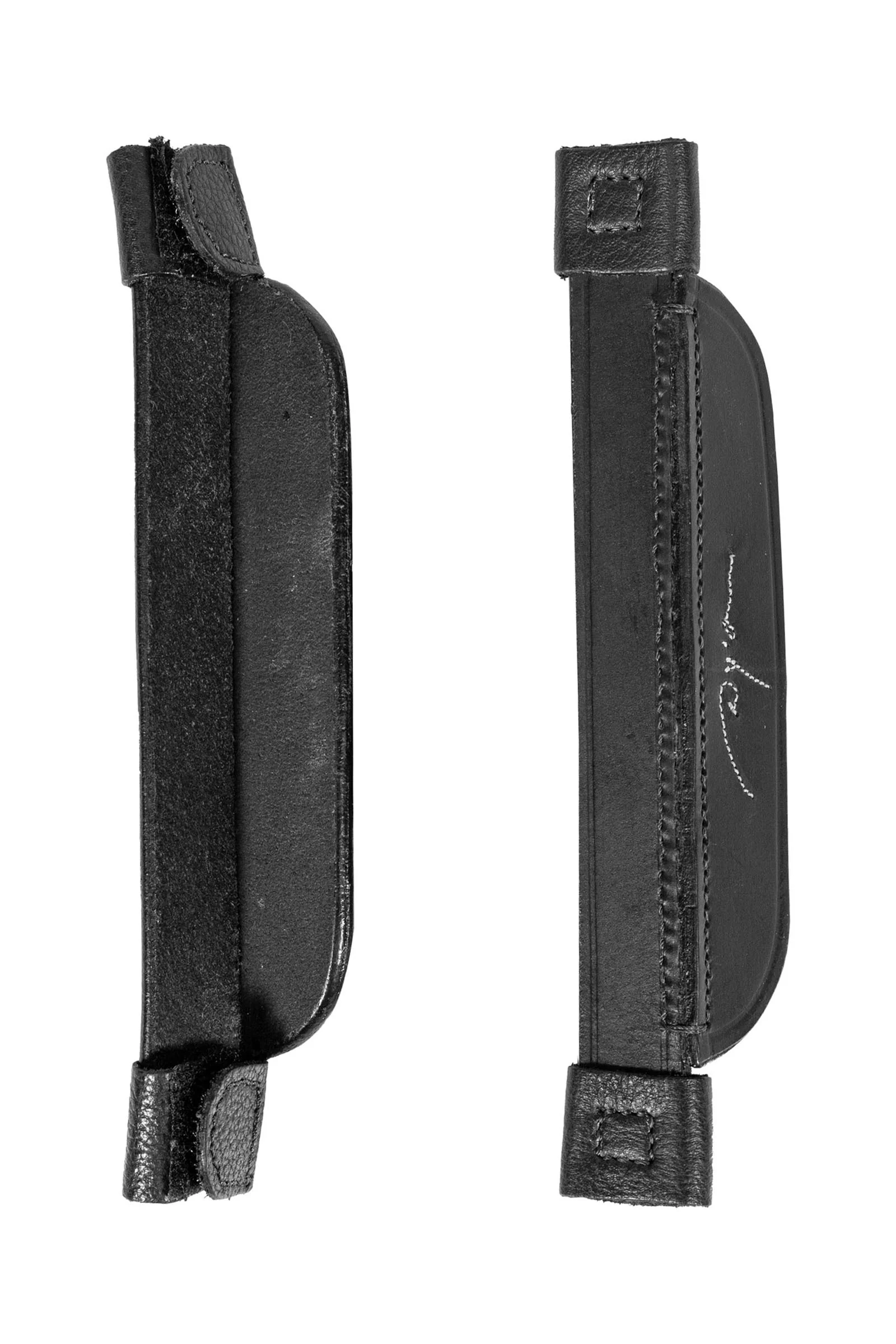Blinkers With Fancy Stitching Black One Size