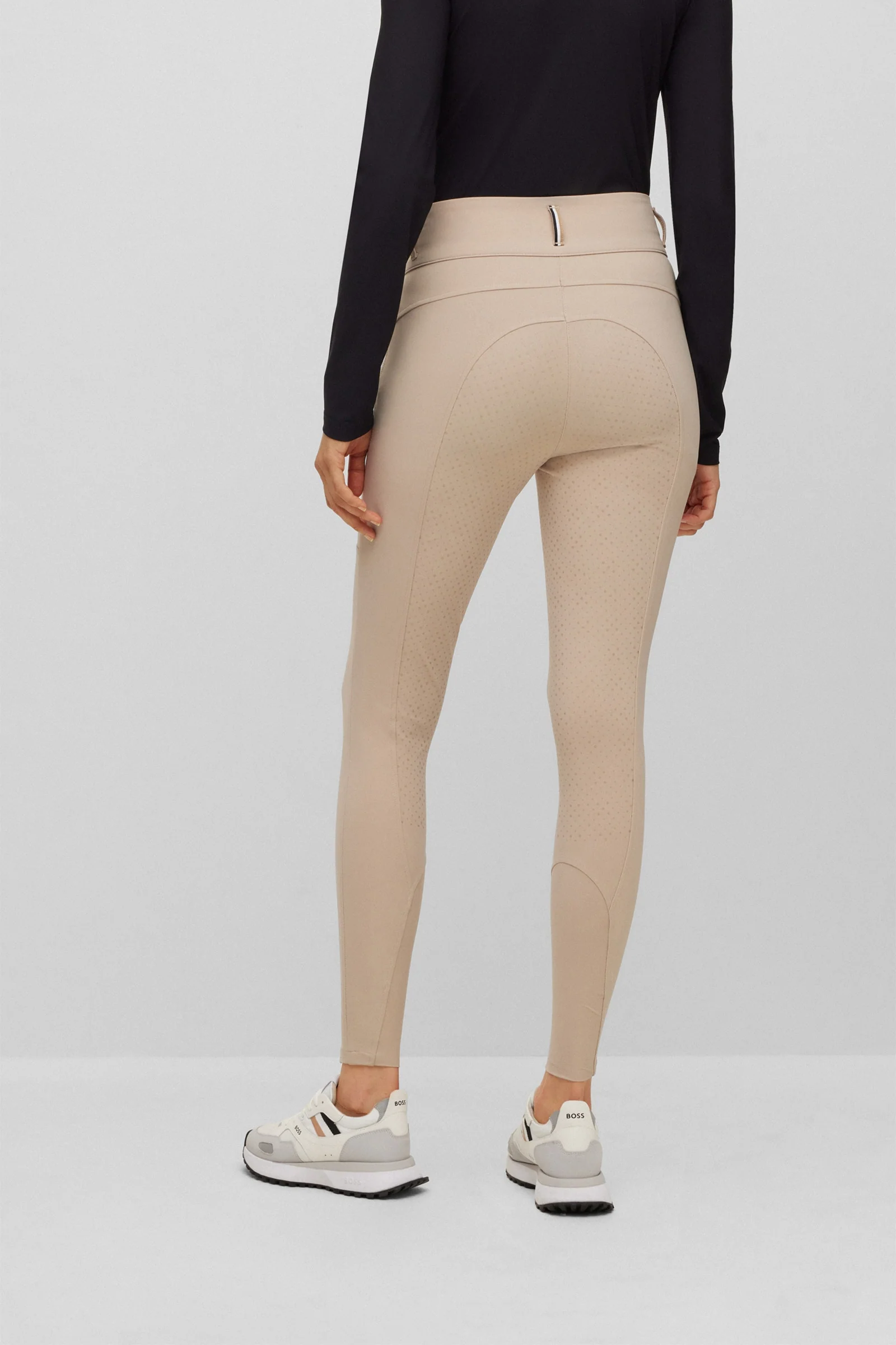Boss Hailey Women's Full Grip Breeches Beige L