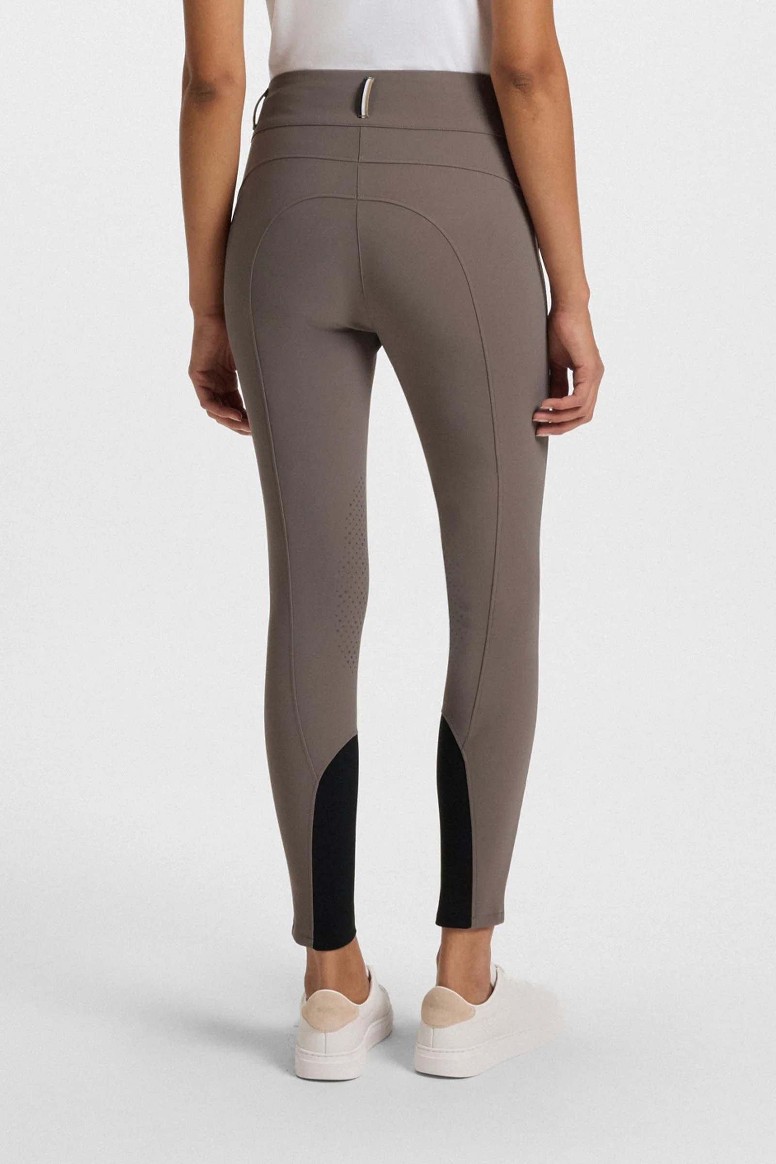 Boss Hannah Womens High Waist Knee Grip Technical Breeches Dark Pumice XS