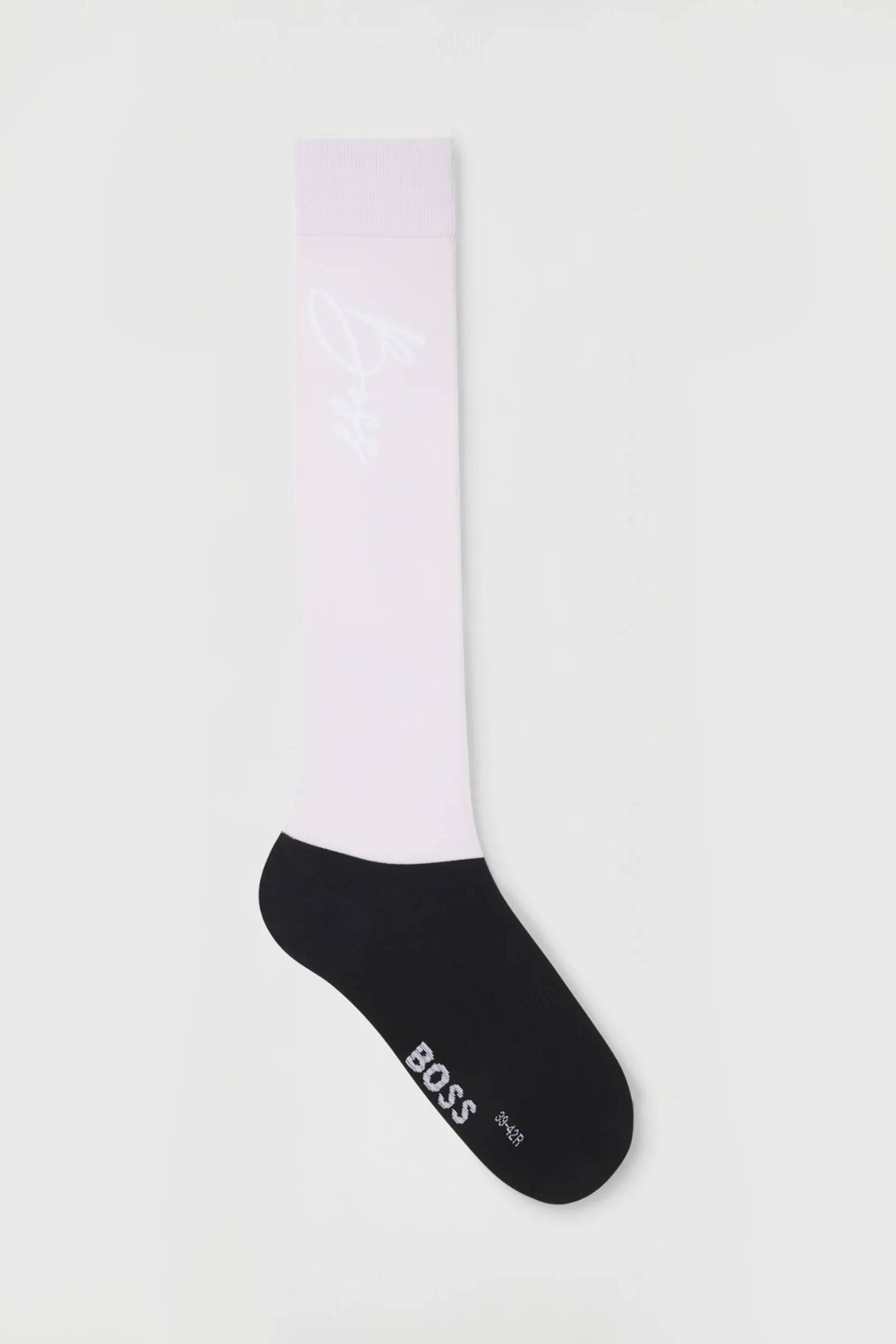 Boss Sasha Socks Handwritten Logo Orchid 6-8