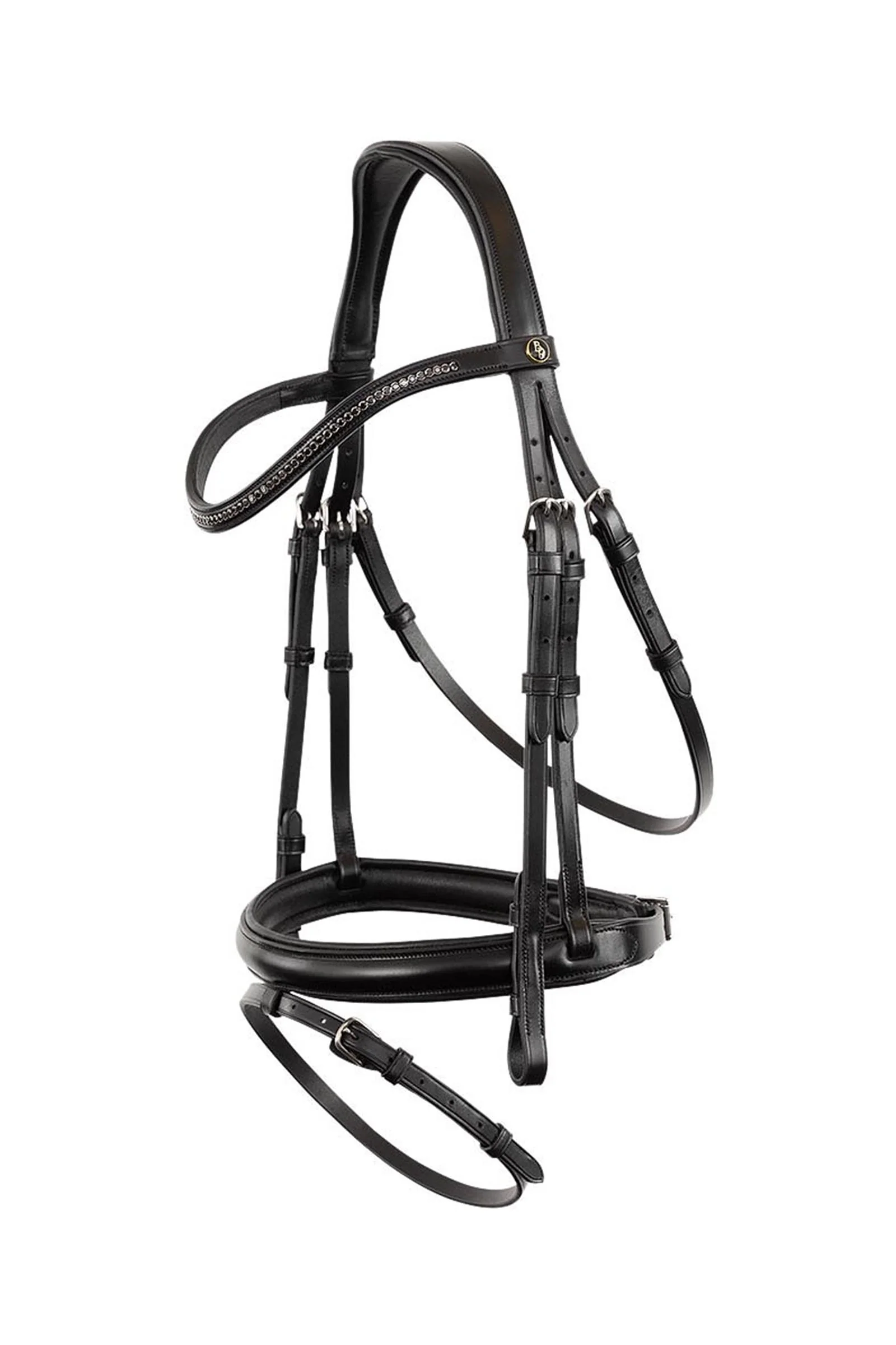 Brackley Bridle With Combined Noseband Black/Silver C