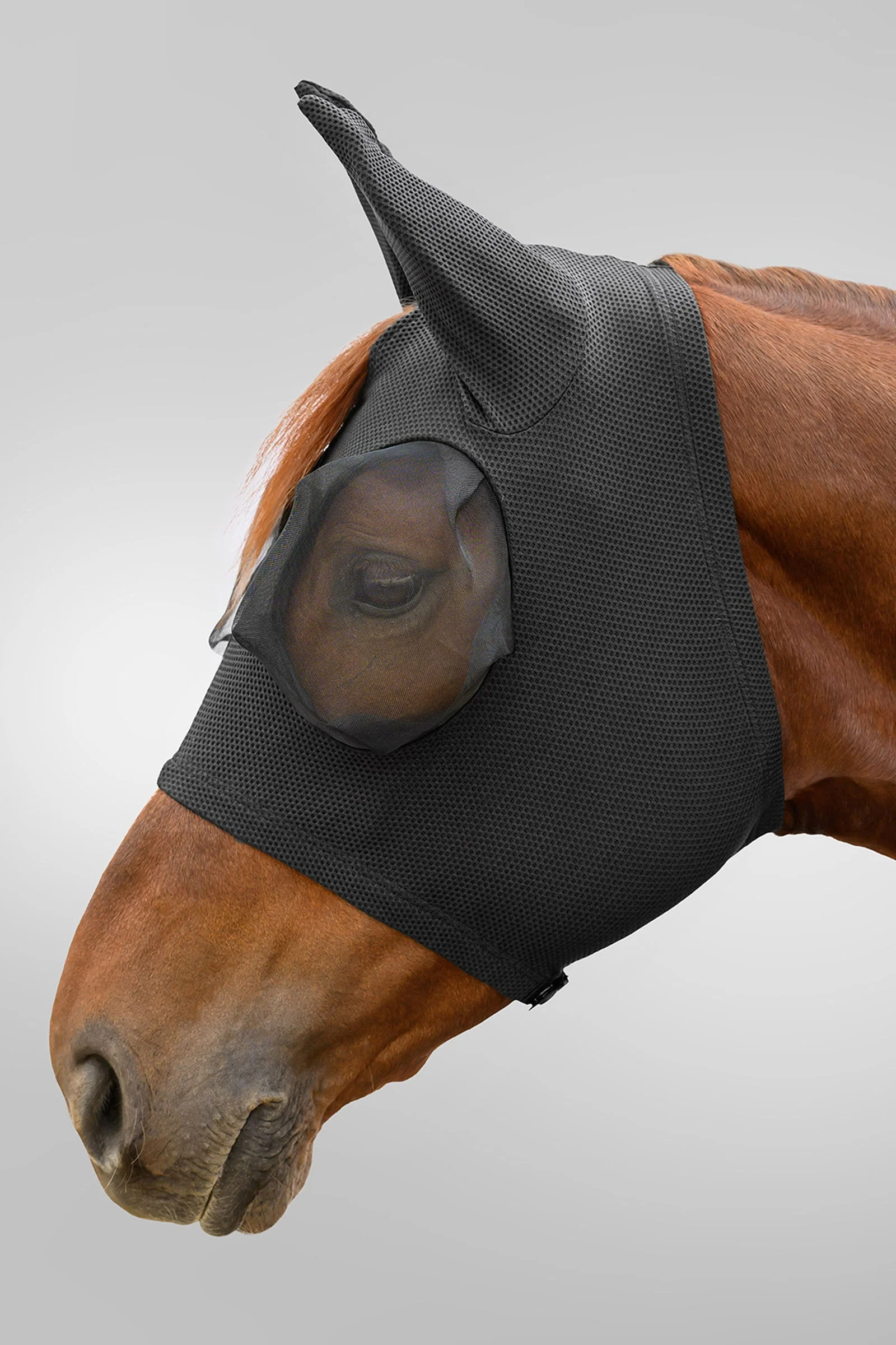 Breath Puck Fly Mask With UV-Protection Black P