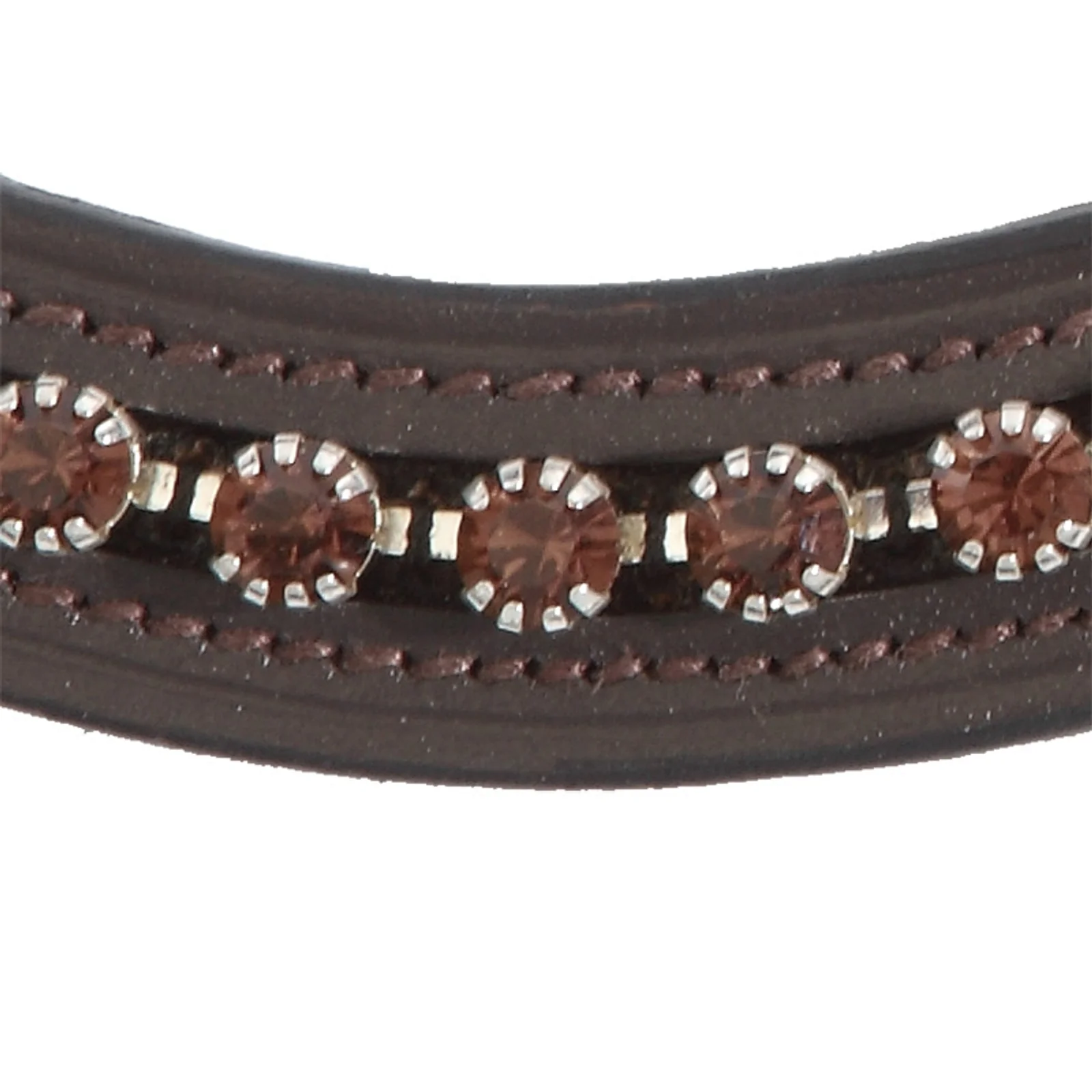 Browband Crystal Brown C