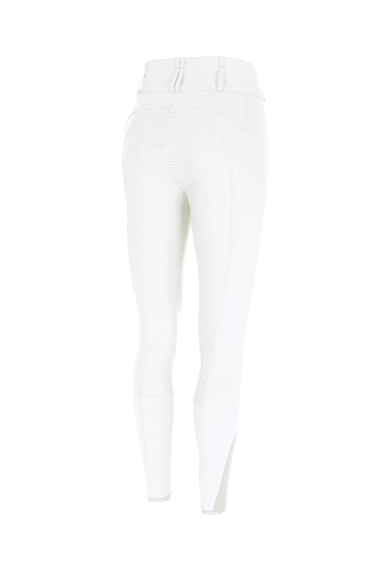 Candela Grip White Full Seat Breeches for Women White 12 Long
