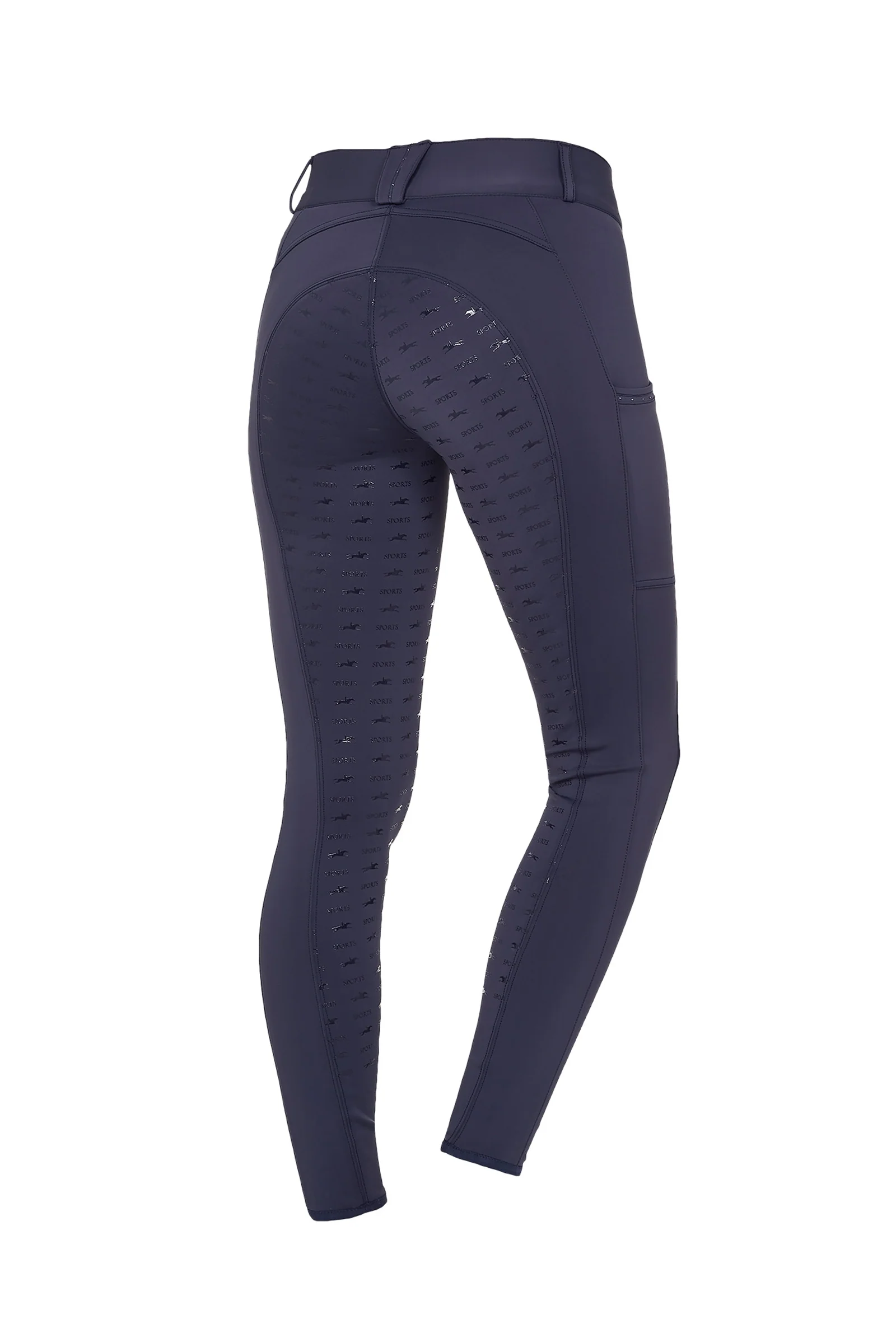 Carla Women's Fullseat Riding Breeches Dark Blue 4 Regular