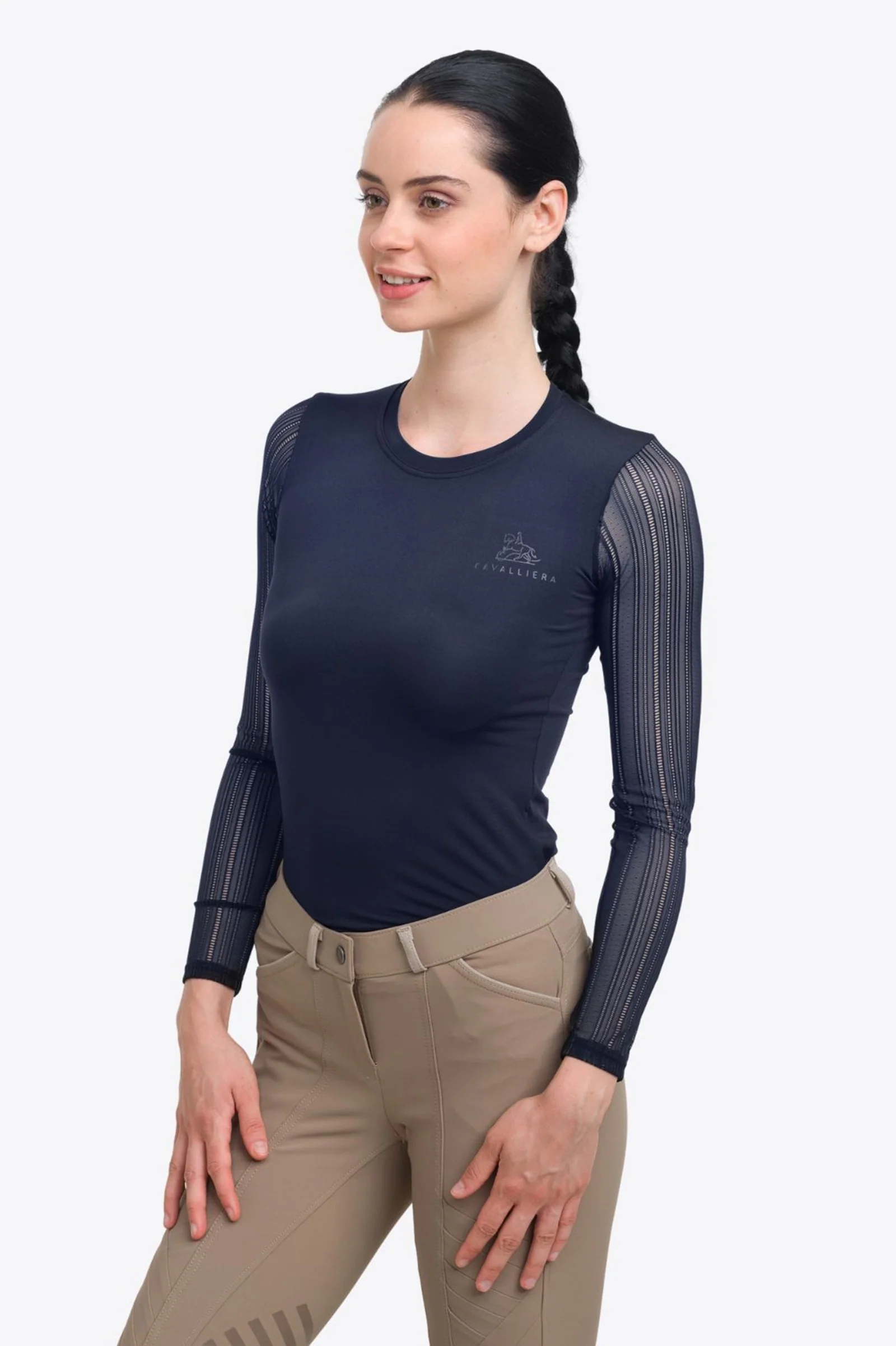 Casual Contessa Women's Technical Riding Shirt DB/AB XS