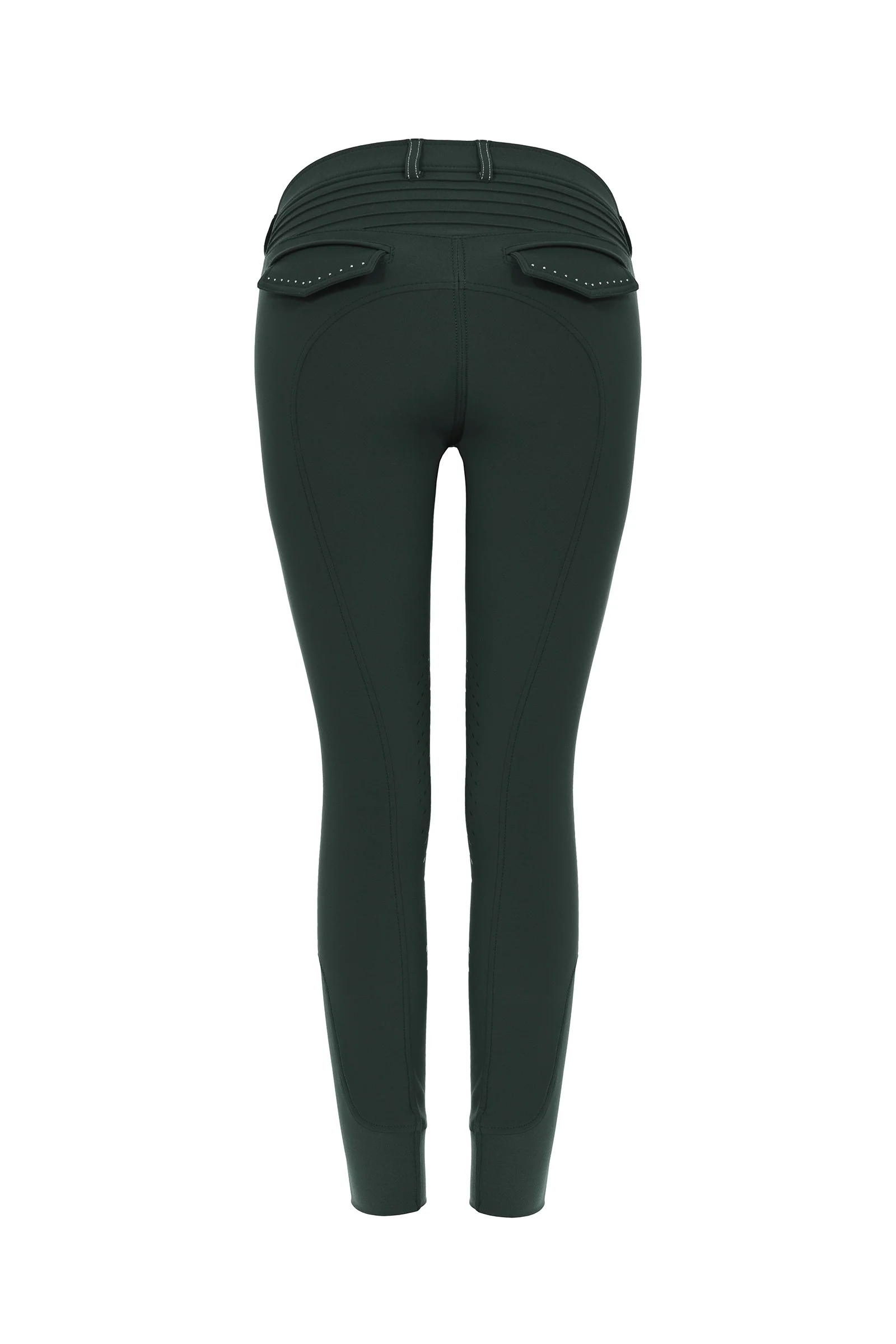 CAVALDALIMA Women´s Breeches With Knee Grip Dark Green 8