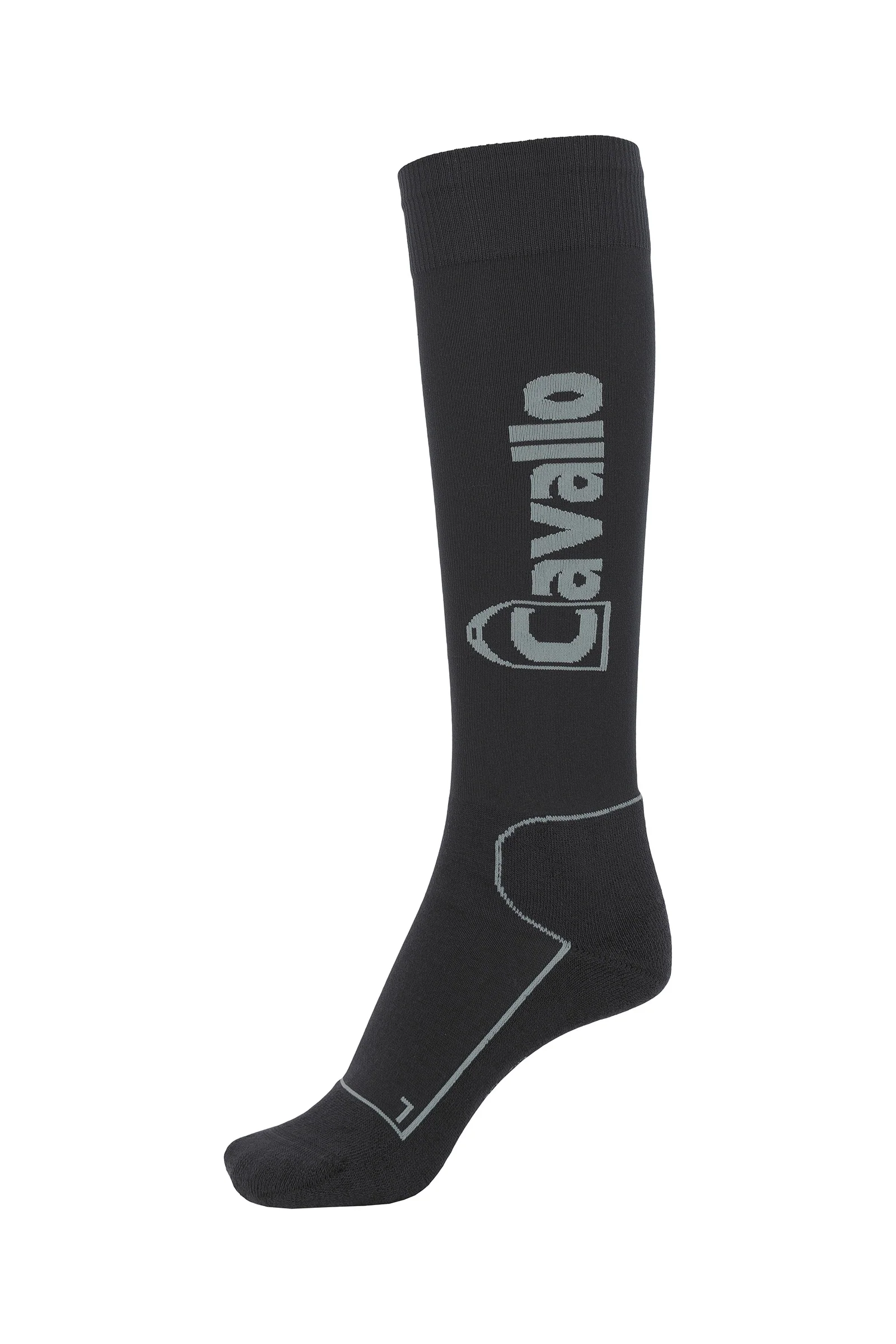 CAVALSIMO Riding Socks Griffin grey/ Green 3