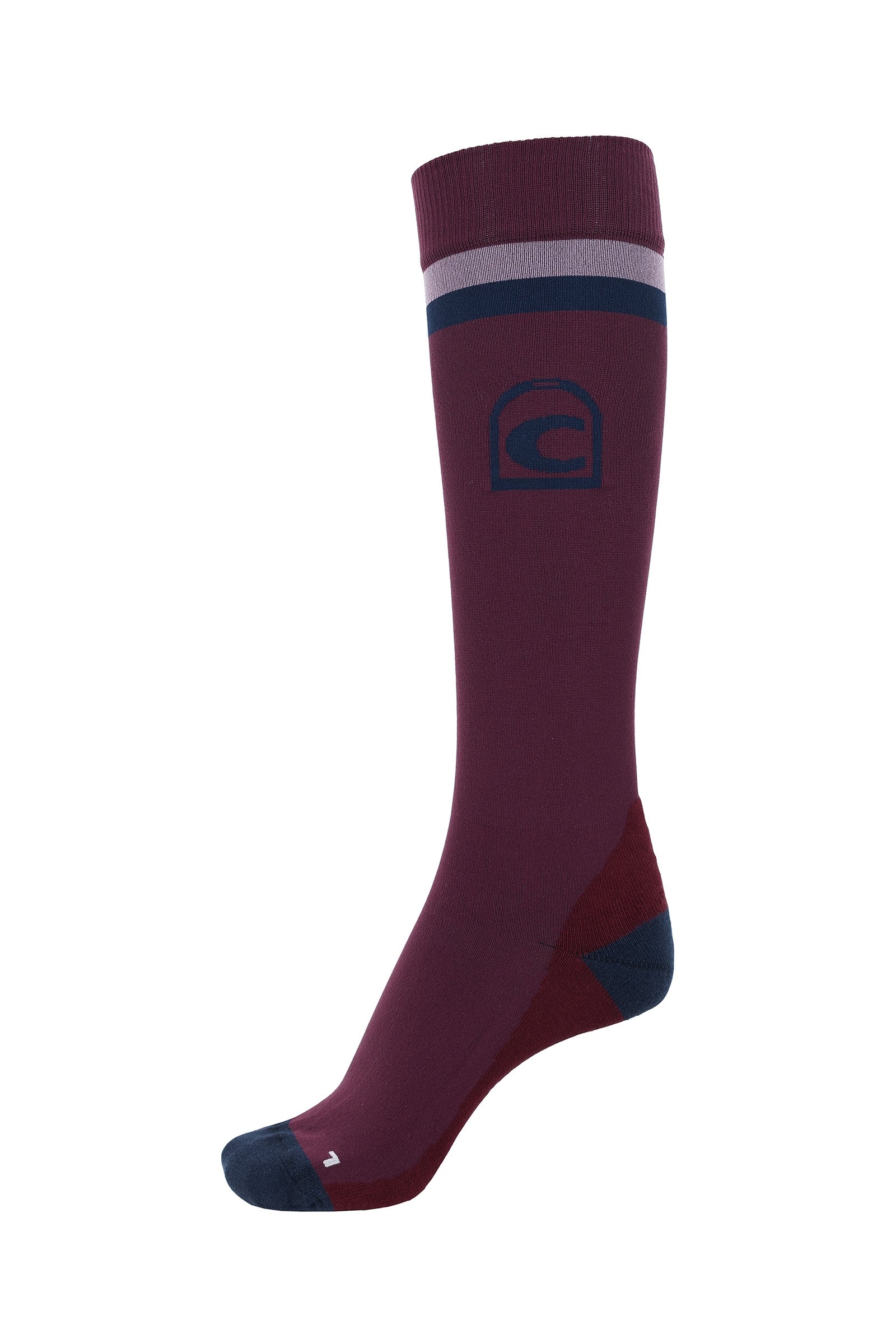 CAVALSURINA Riding Socks Wine Red 5