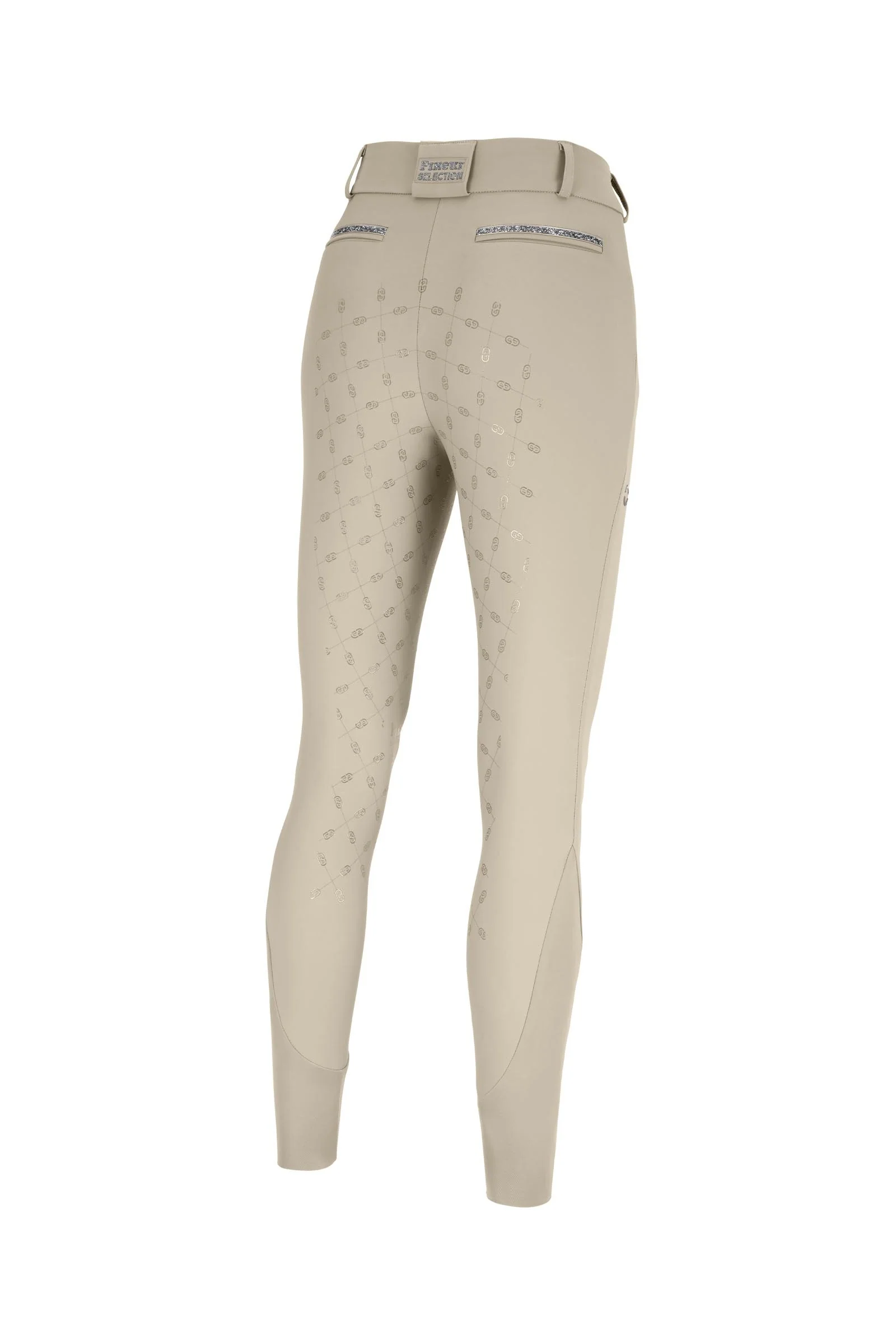 Ceelina SD Women´s Highwaist Fullgrip Breeches Pearl Gray 12