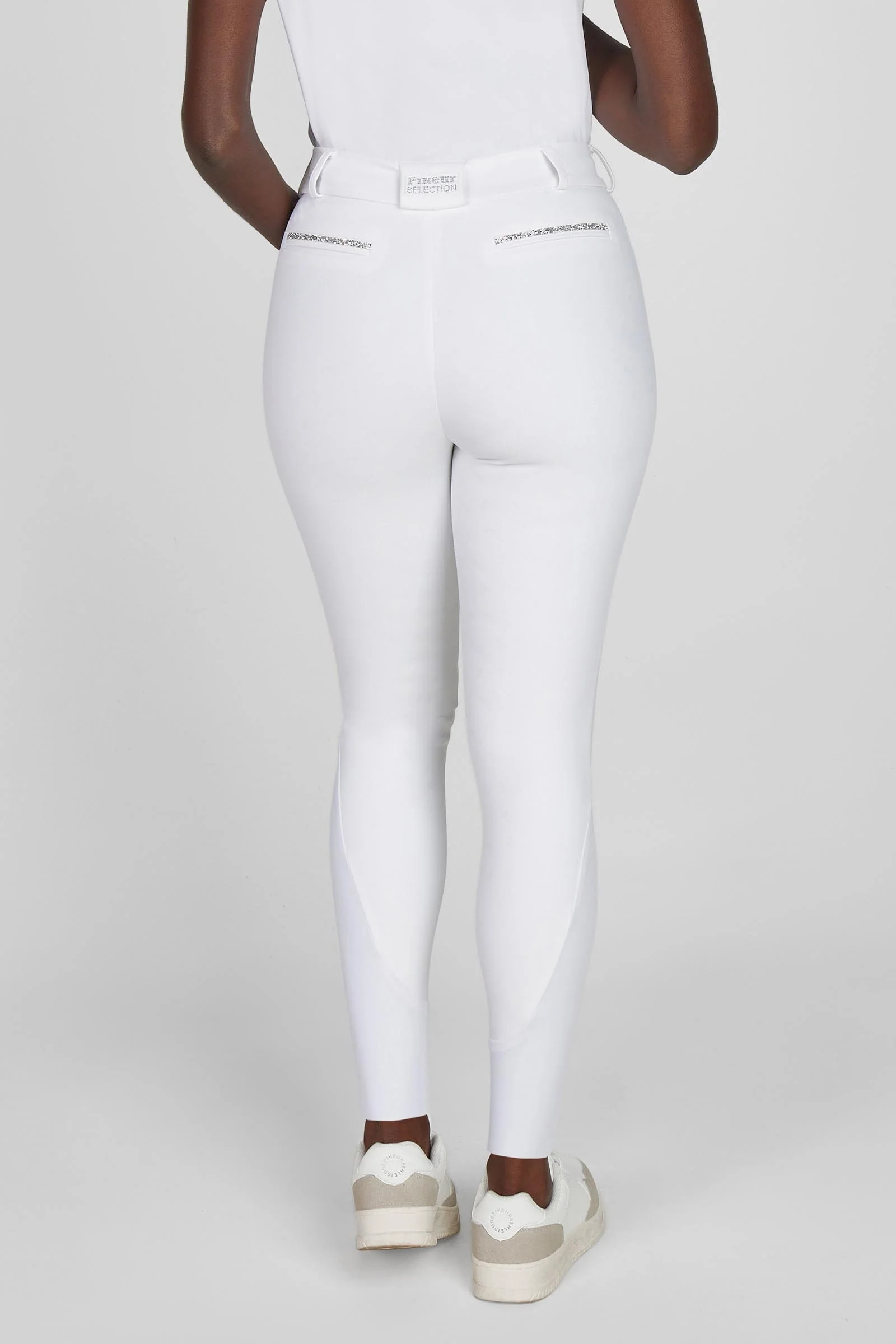 Ceelina SD Women´s Highwaist Show Fullgrip Breeches White 6