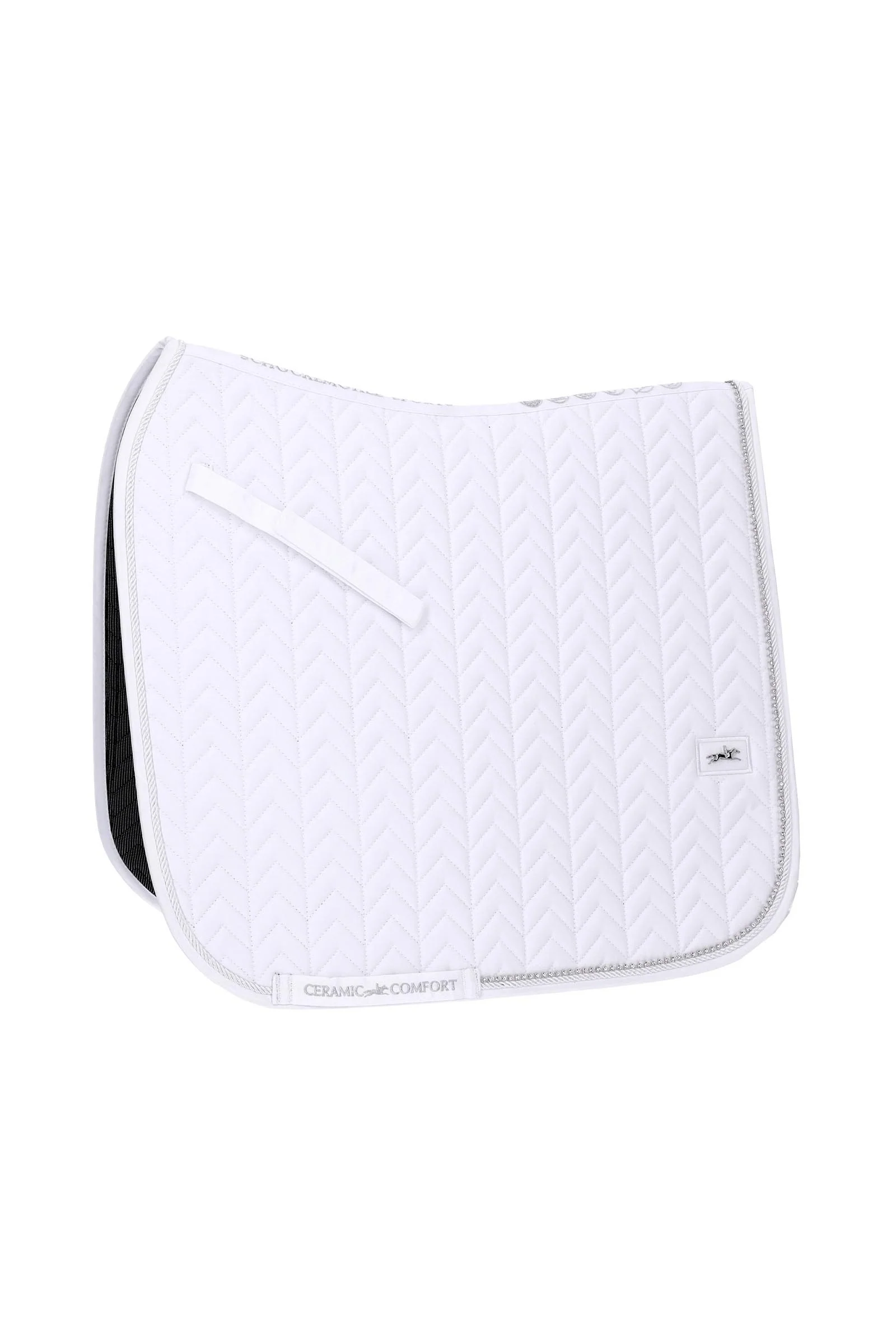 Ceramica D Style Dressage Saddle Pad White F