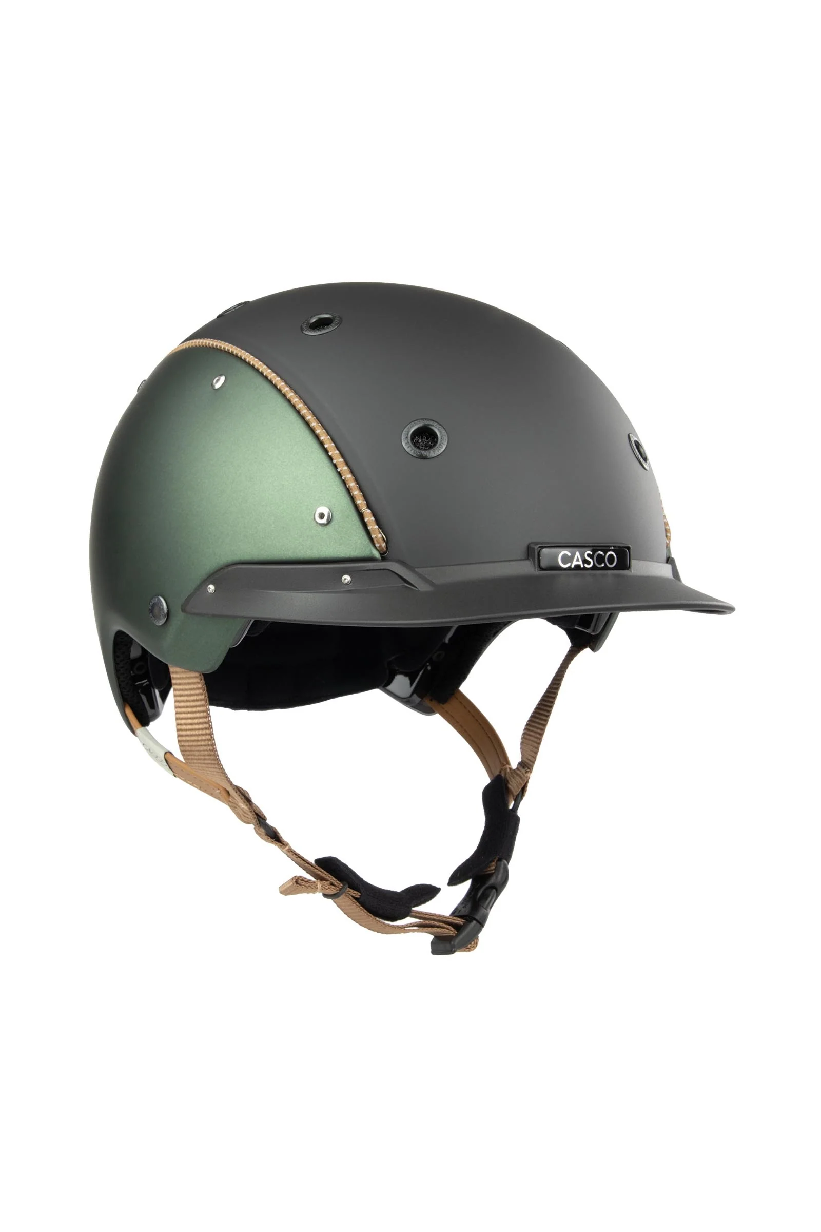 Champ Prime Riding Helmet Green Anthracite Matt 52-56