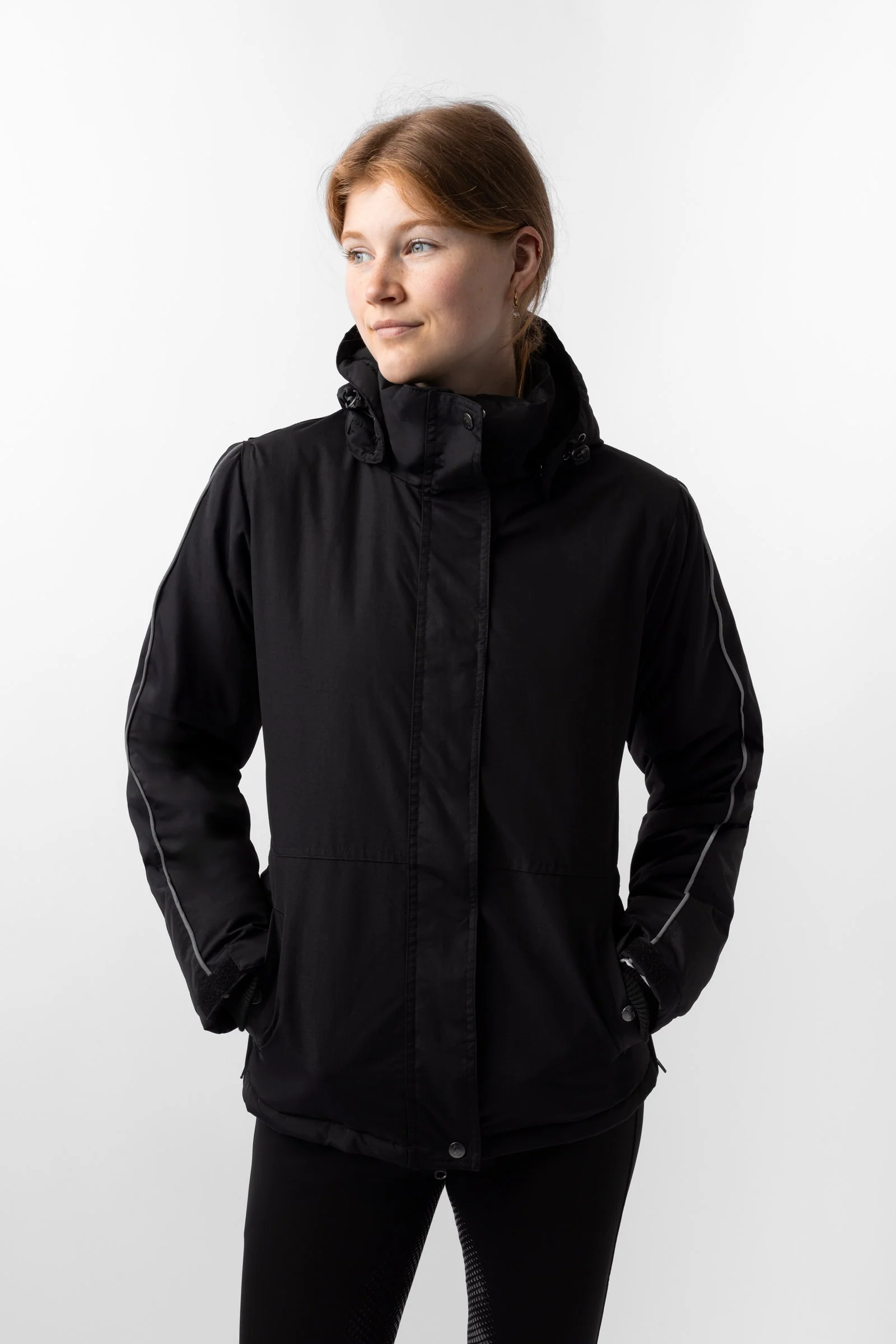 Cheyenne Women's Padded Winter Riding Jacket Black 6