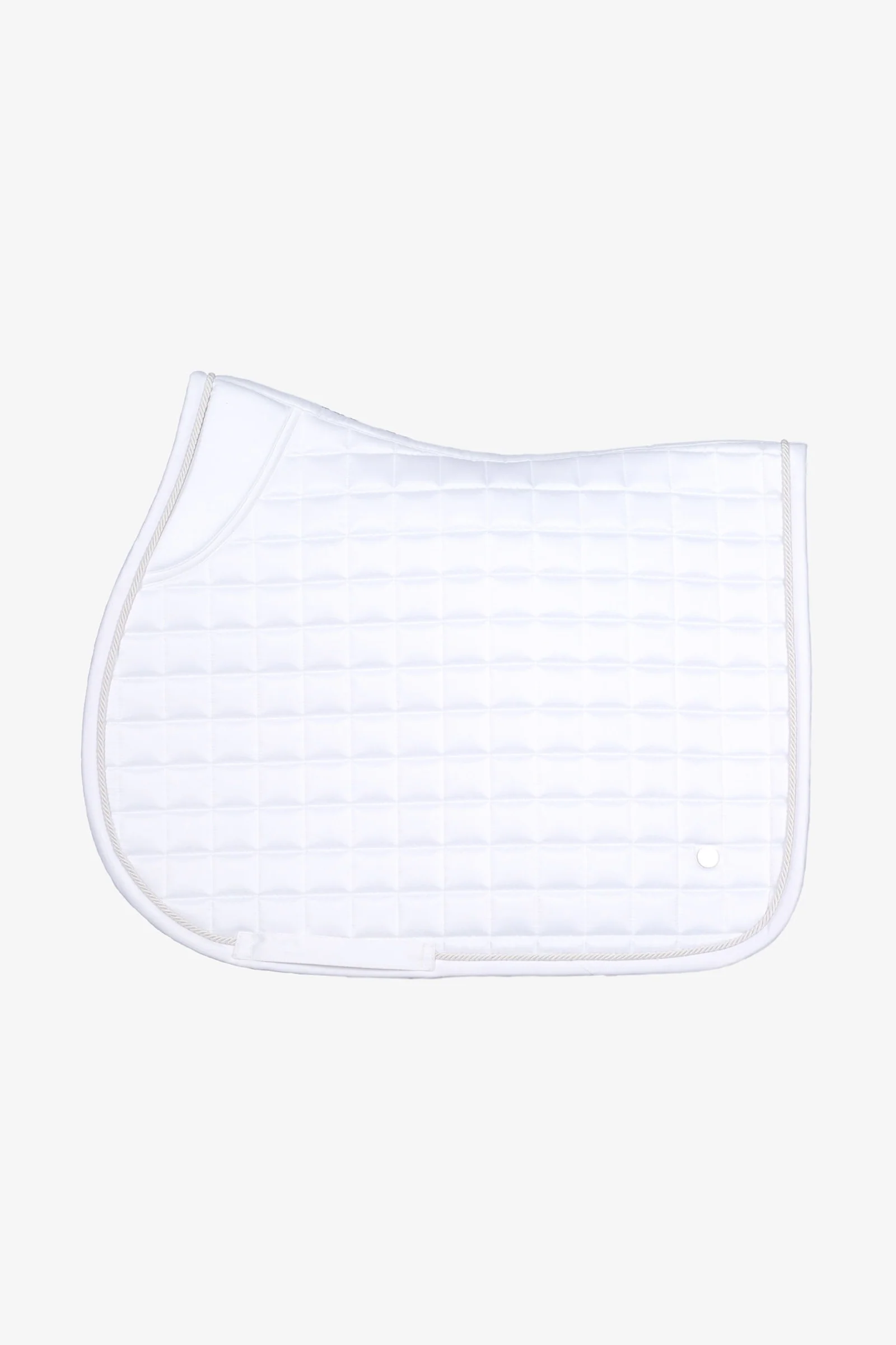 Classic Quilt Jumping Saddle Pad White F