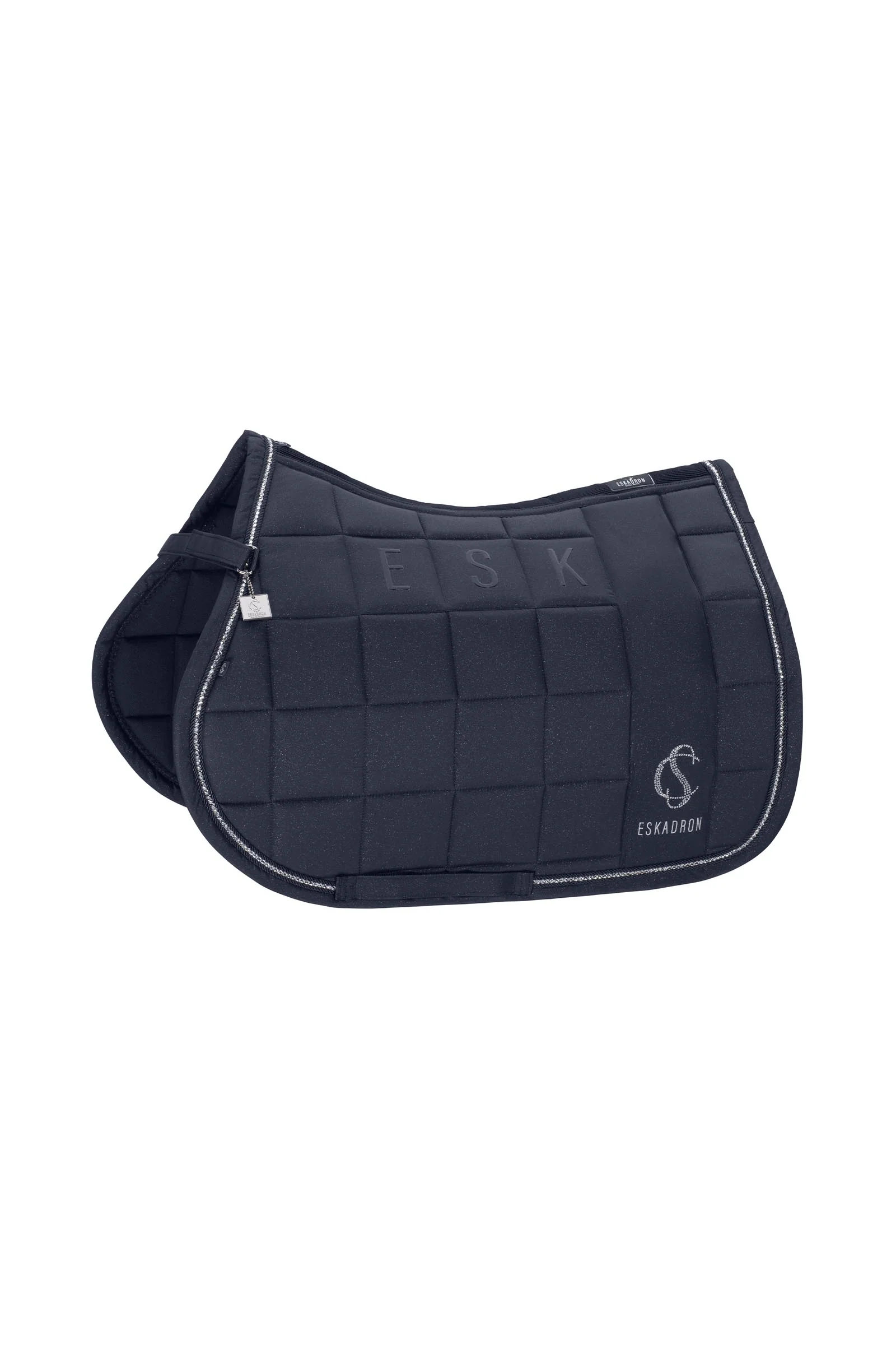 Classic Sport SS26 Big Square Sparkle All Purpose Saddle Pad Navy F