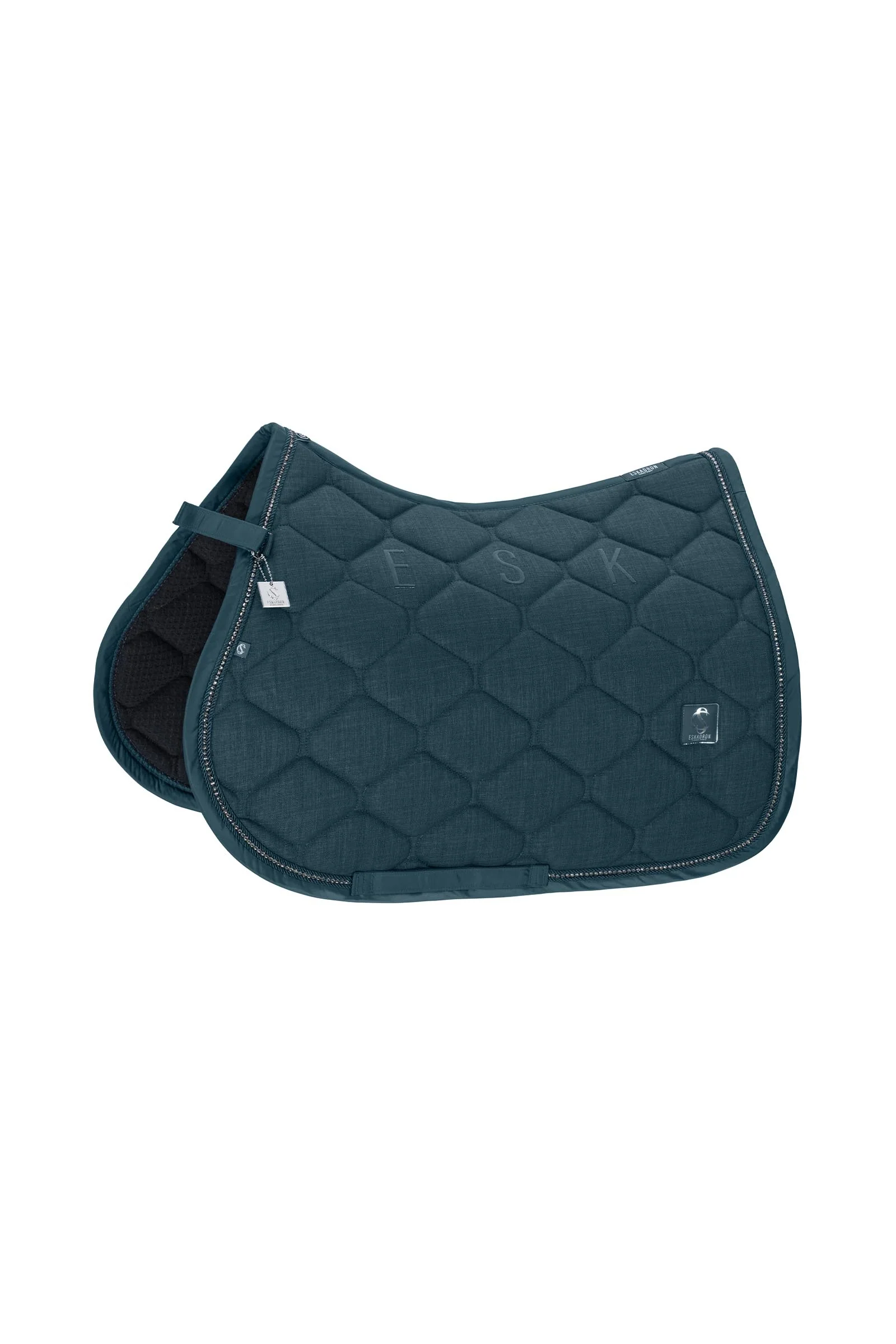 Classic Sport SS26 Bouclé Crystal All Purpose Saddle Pad Ocean F