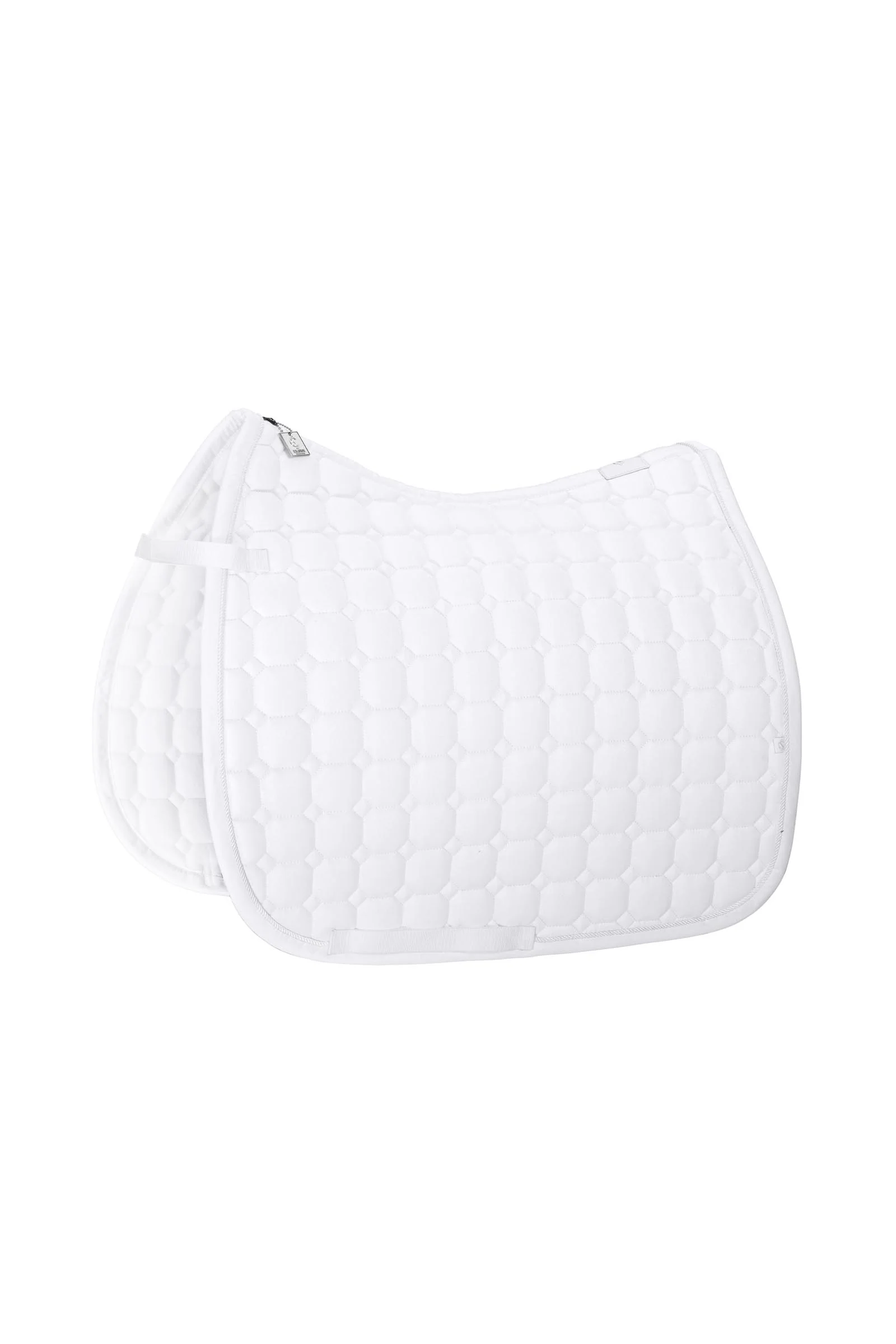 Classic Sport SS26 Cotton Glitter Dressage Saddle Pad White P