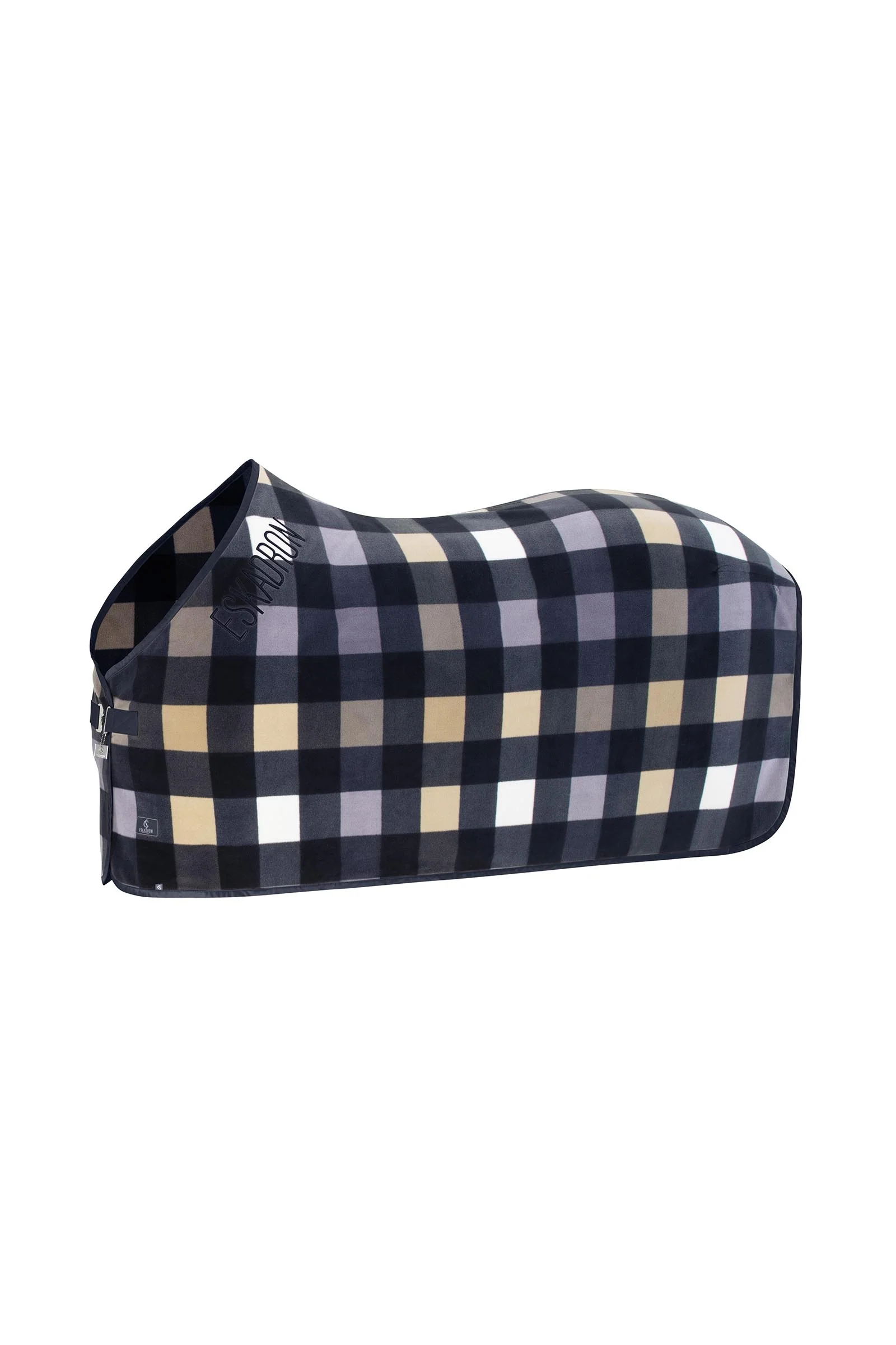Classic Sport SS26 Fleece Check Sweat Rug Navy/Sierra/Orchid XL