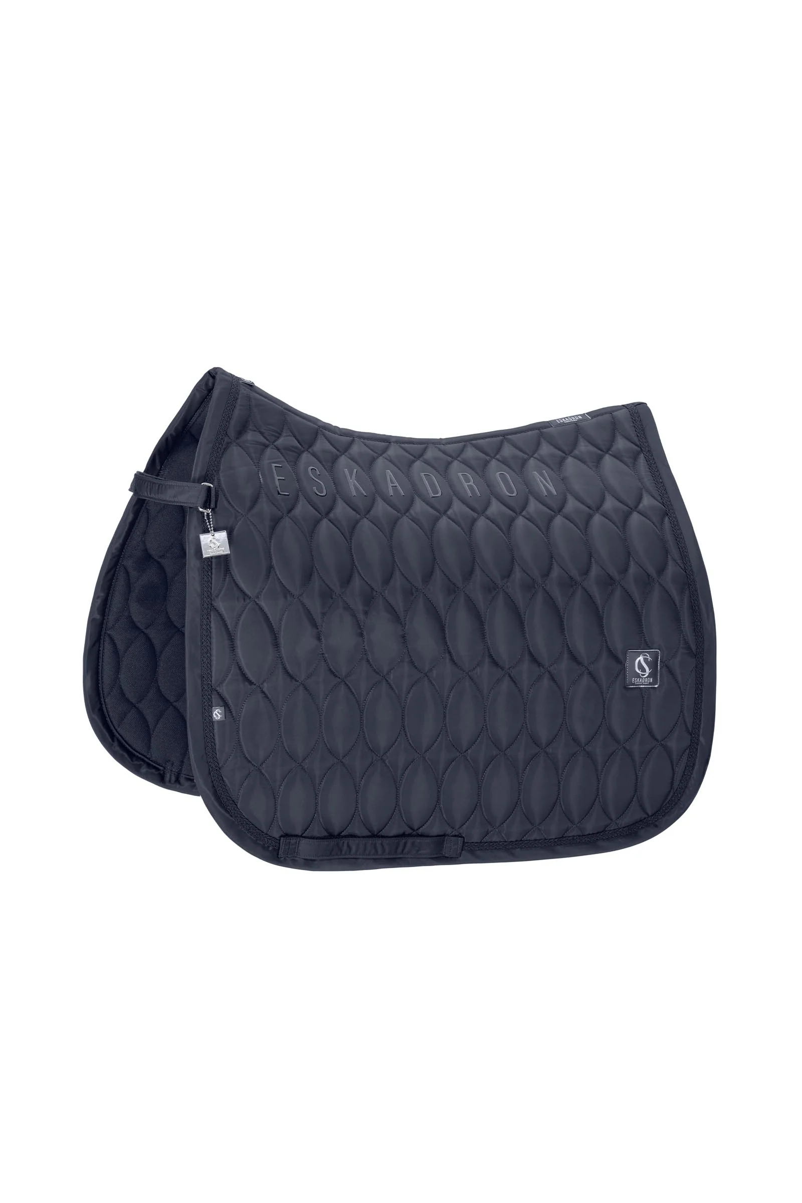 Classic Sport SS26 Highgloss Emblem Dressage Saddle Pad Navy F