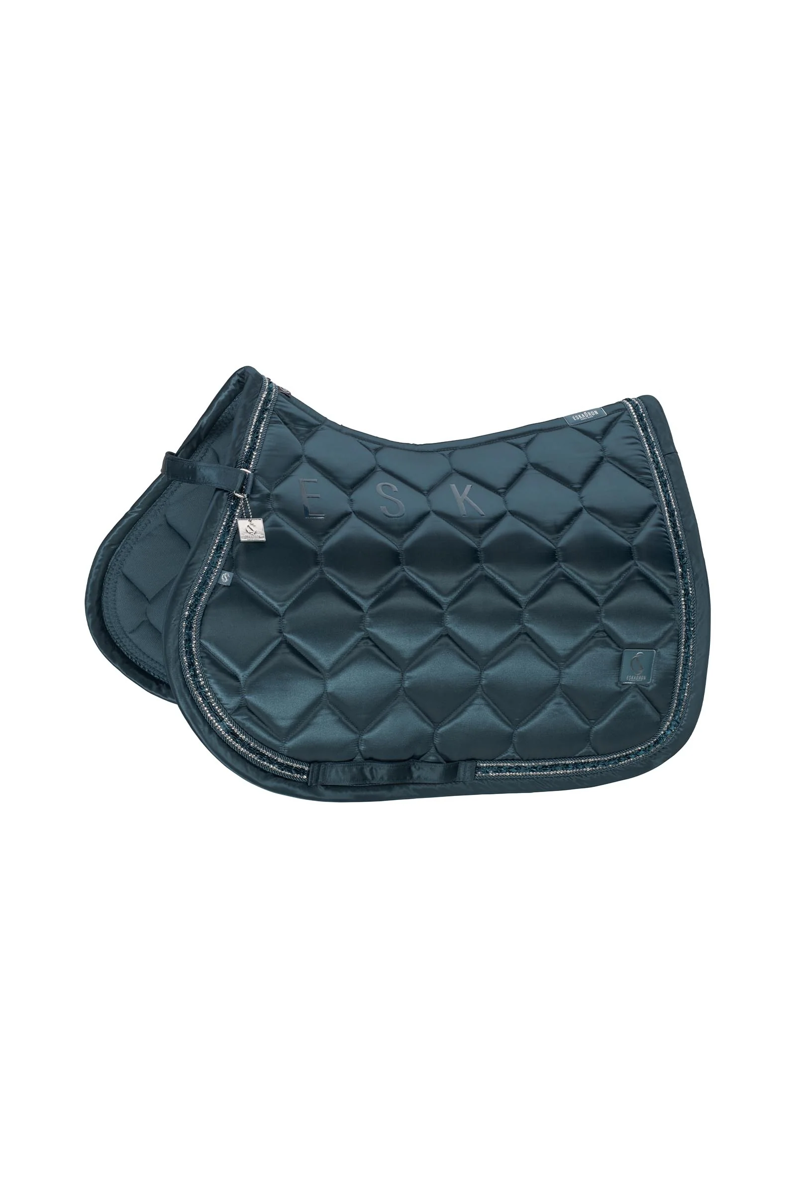 Classic Sport SS26 Satin Frills All Purpose Saddle Pad Ocean F