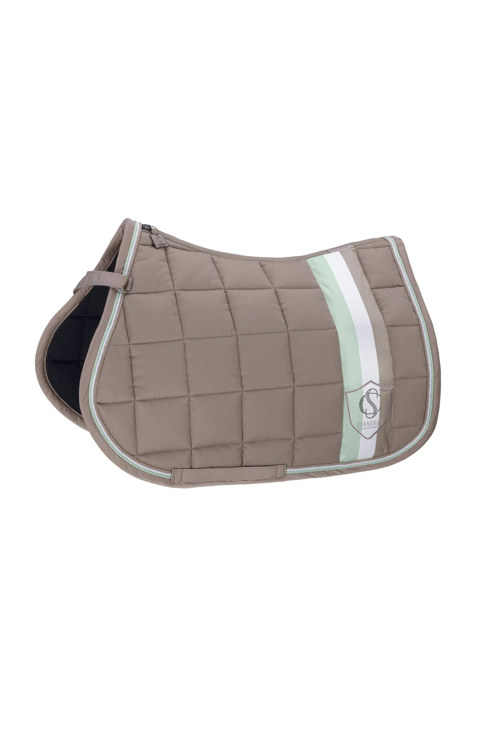 Classic Sports Jumping Saddle Cloth Big Square Cotton SS24 Velvet taupe F