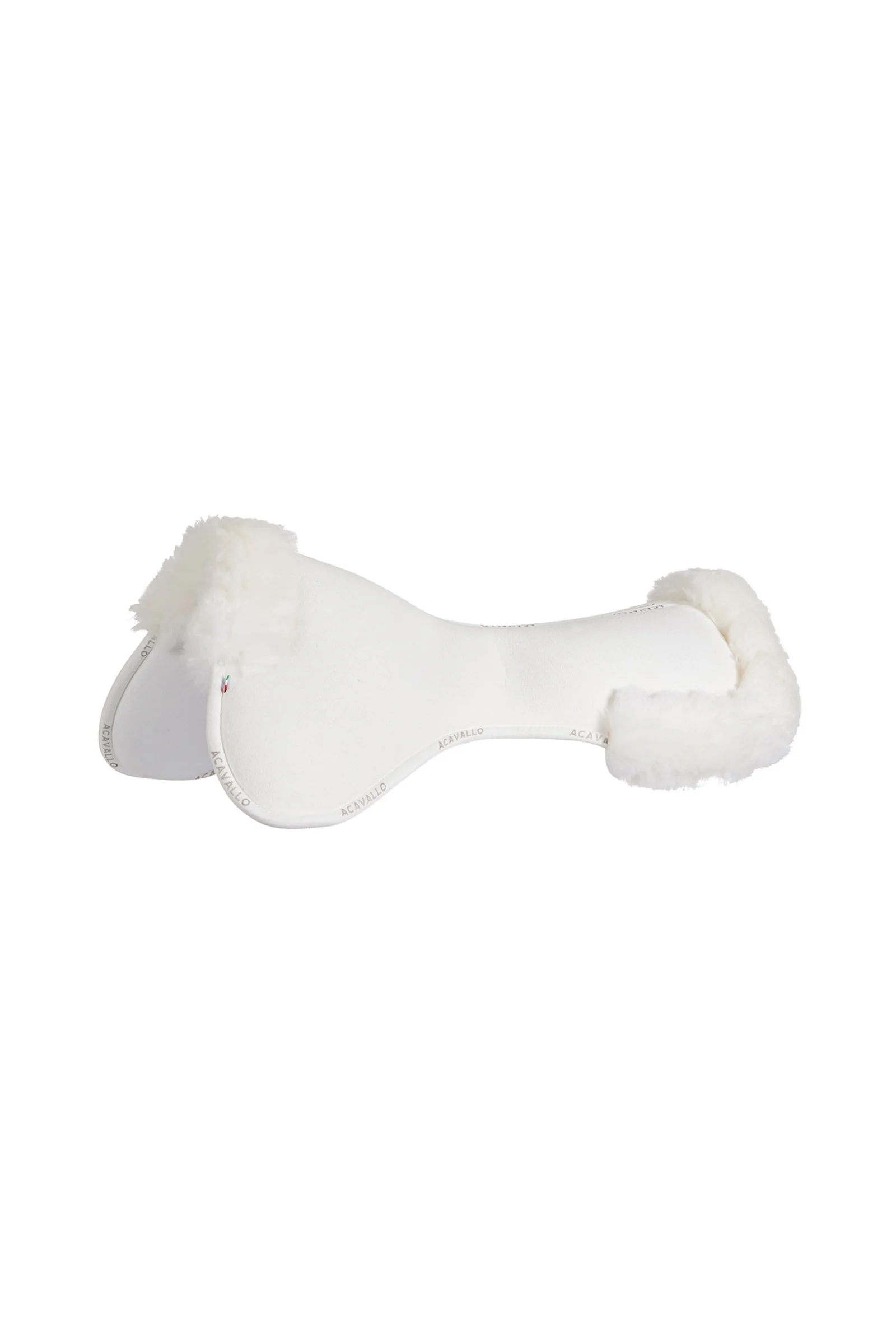 Close Contact Memory Foam Halfpad with Sheepskin White/White One Size