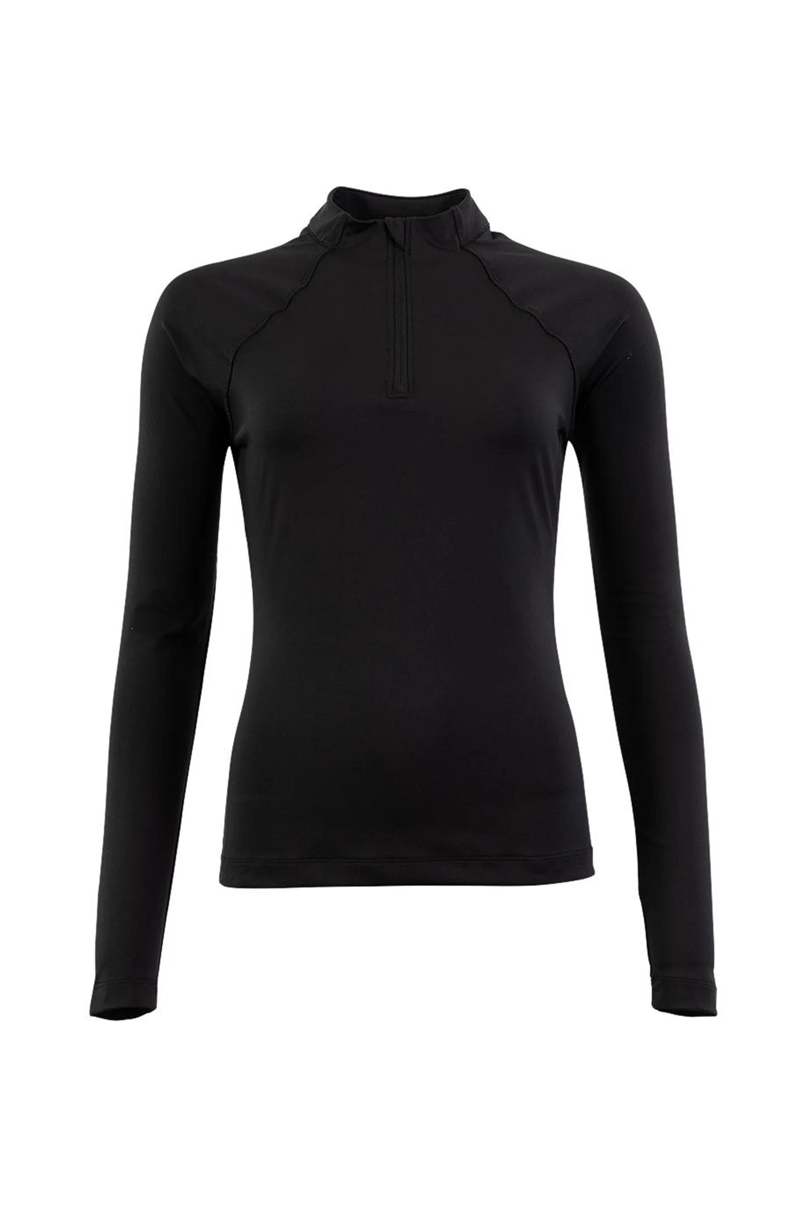 CLX Women´s Long-sleeve Zip-Up Shirt Meteorite XS