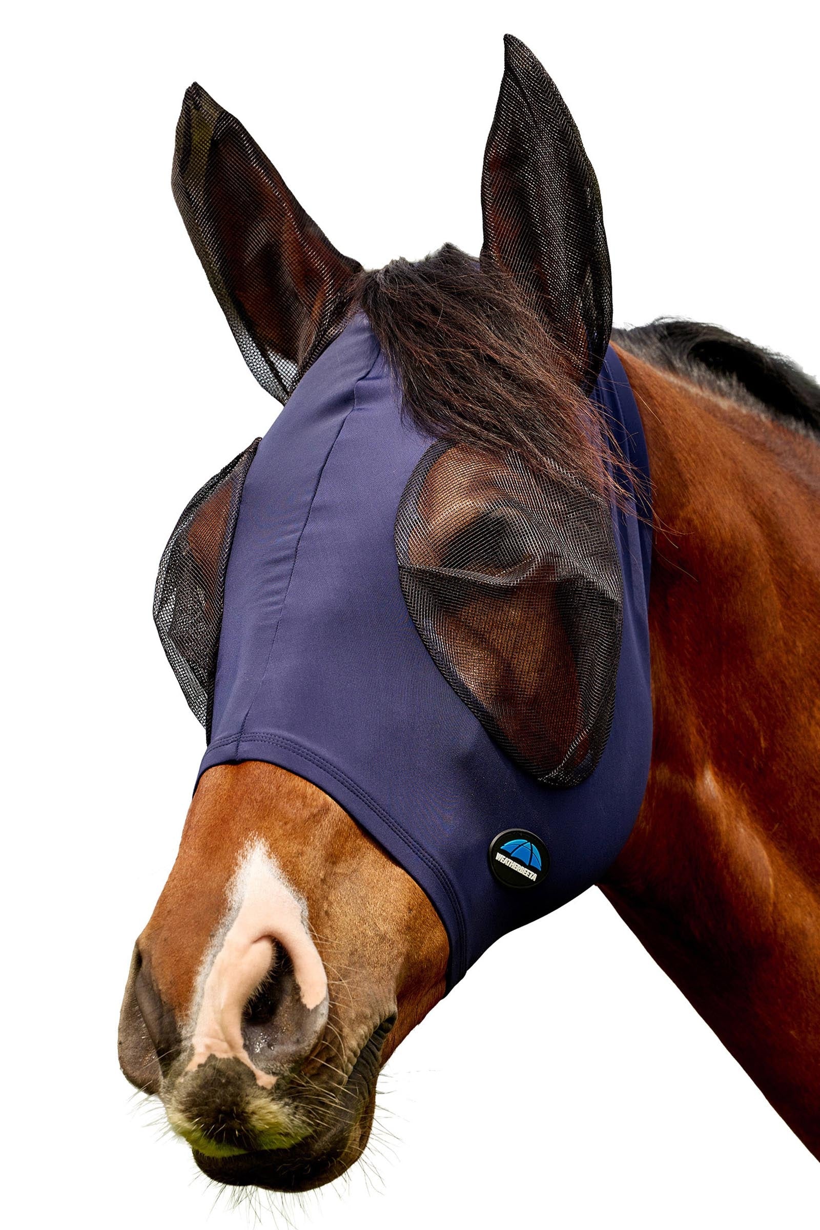 Comfitec Deluxe Stretch Fly Mask With Ears Navy/Black XS