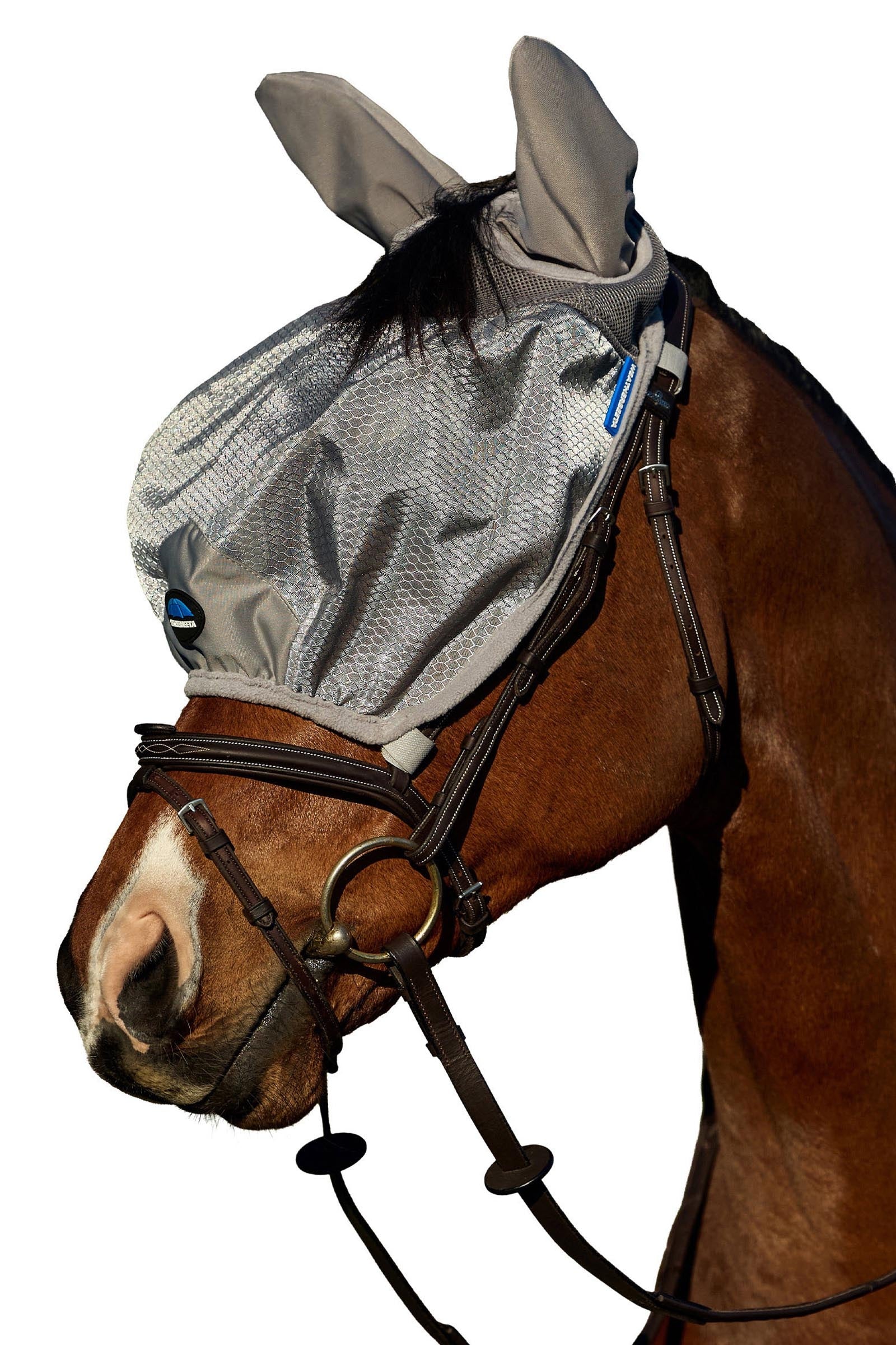 Comfitec Hexi Shield Ride On Fly Mask Silver L